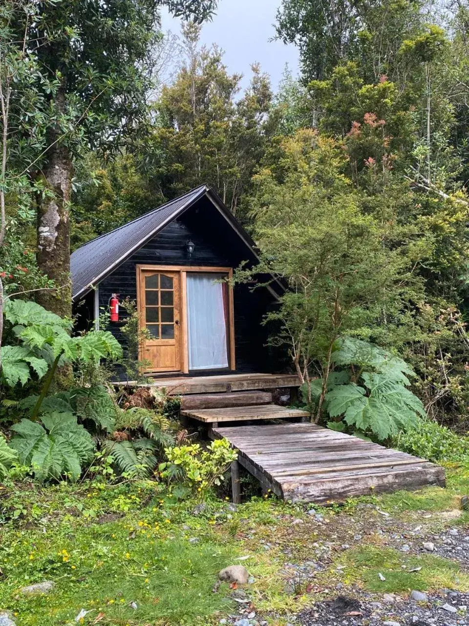 Queen Room with Garden View - single occupancy in Posada de Expediciones Kahuel Queen Room with Garden View - single occupancy in Posada de Expediciones Kahuel