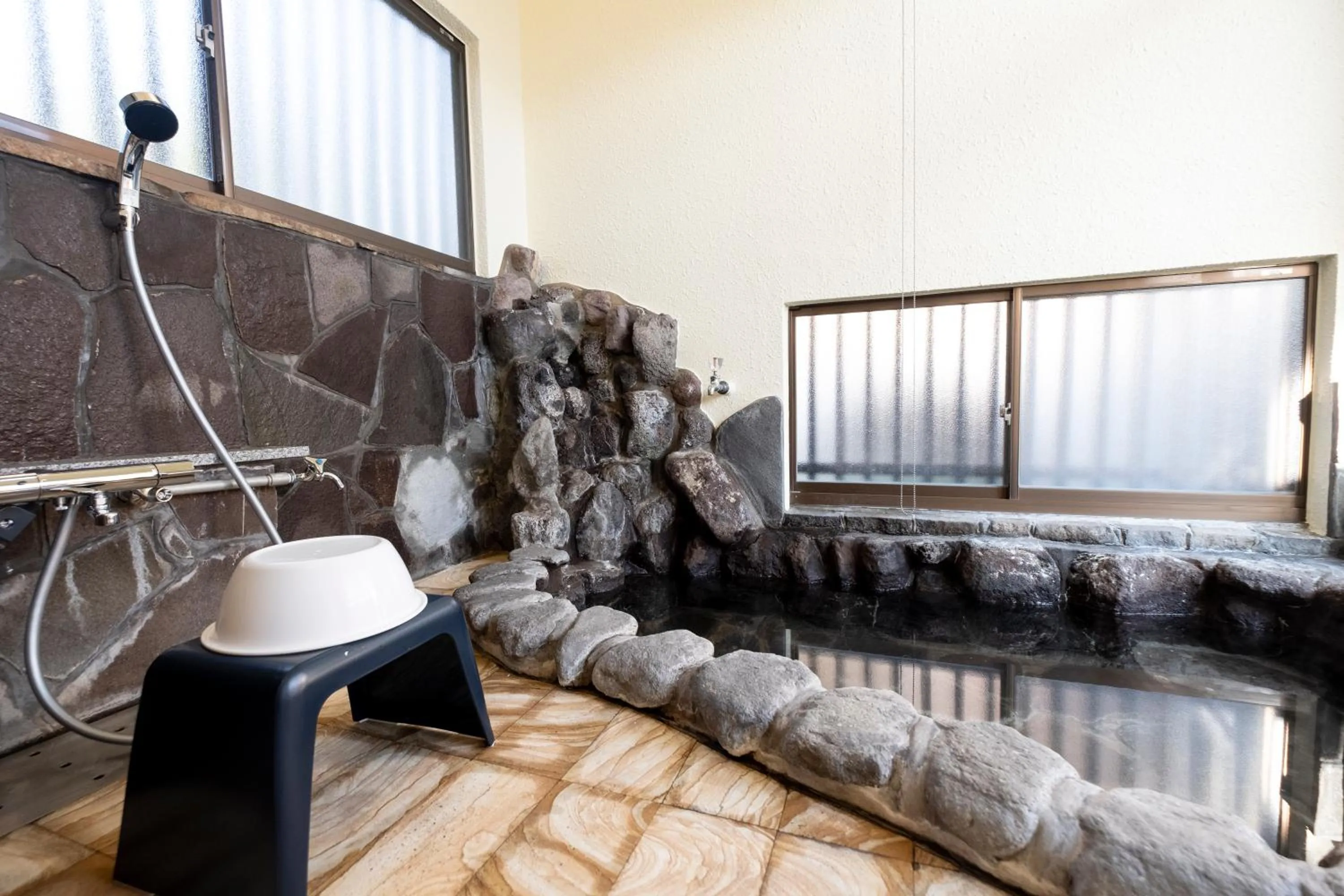 Hot Spring Bath in Bettei Gensen-Private Vacation Villa Bettei Gensen