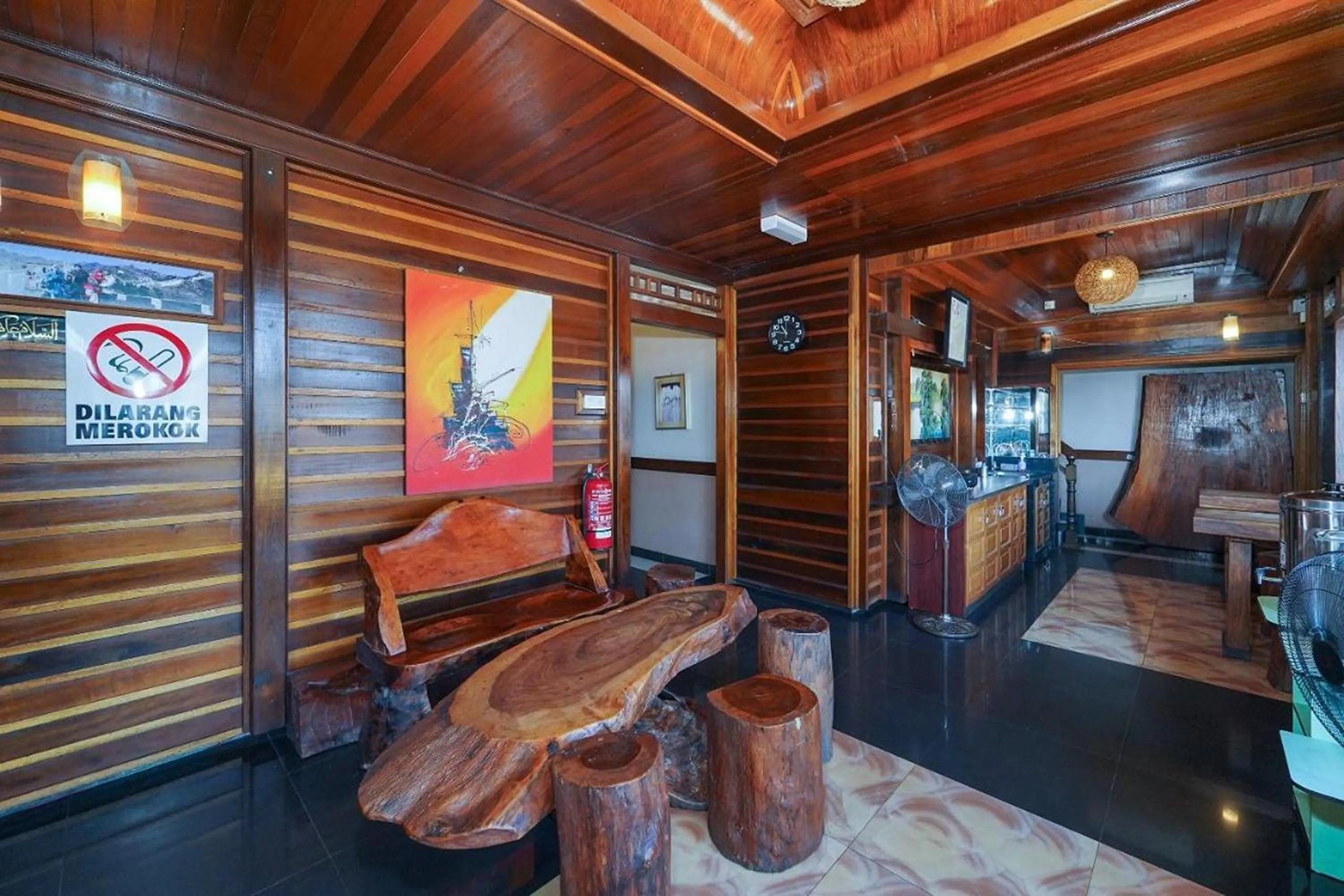 Seating area in Fins Hotel, Alor Setar