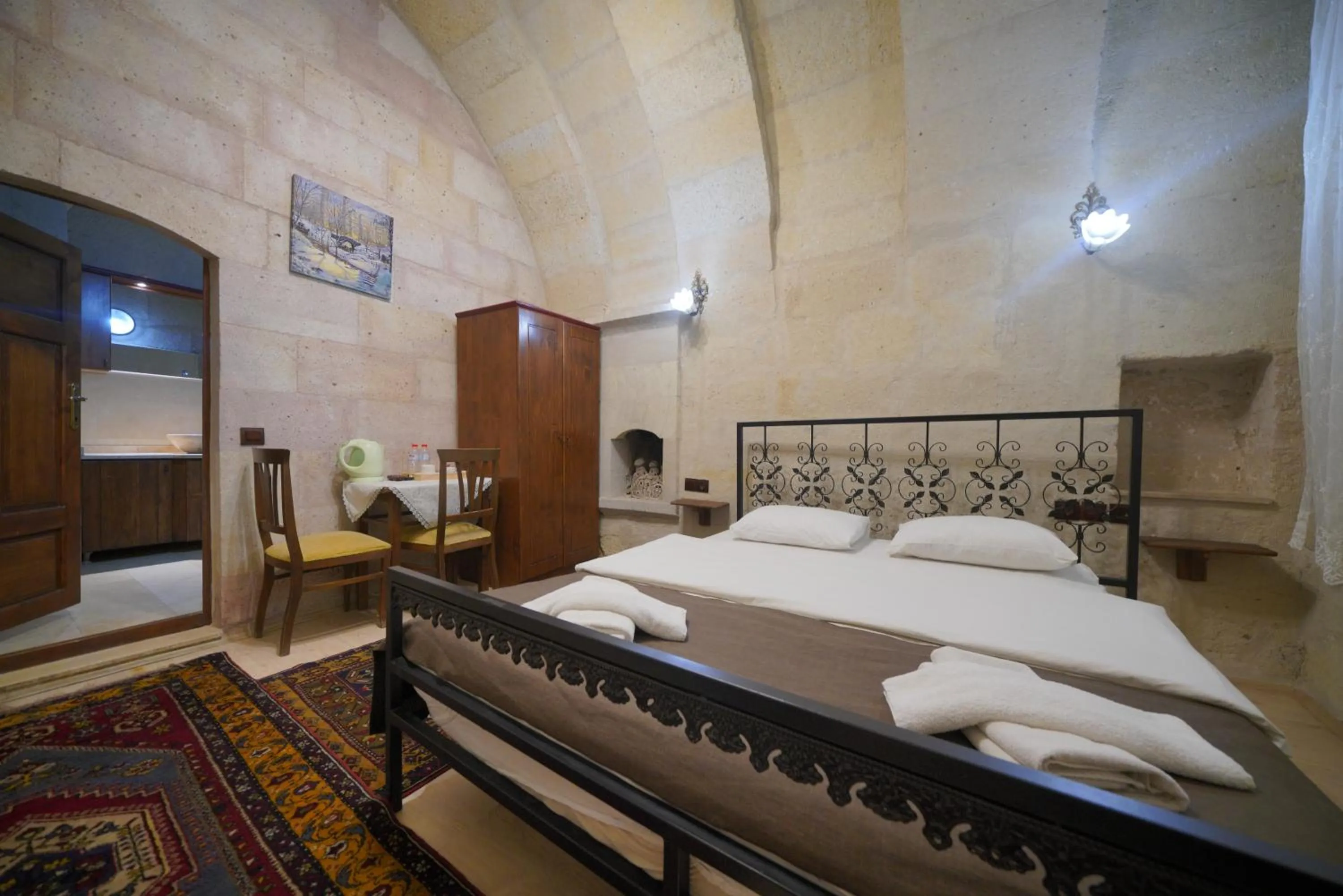 Bed in View Cave Hotel