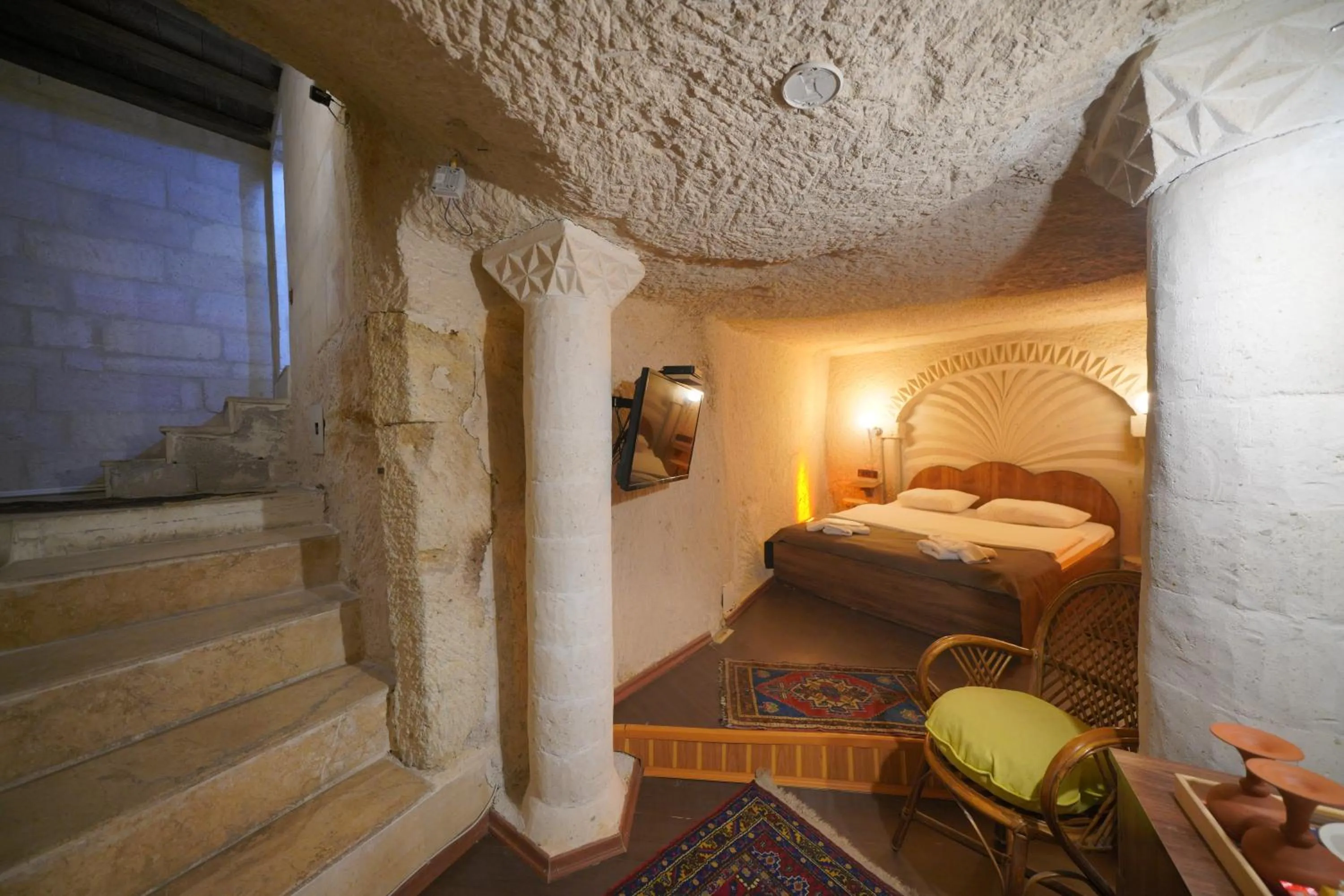 Bed in View Cave Hotel