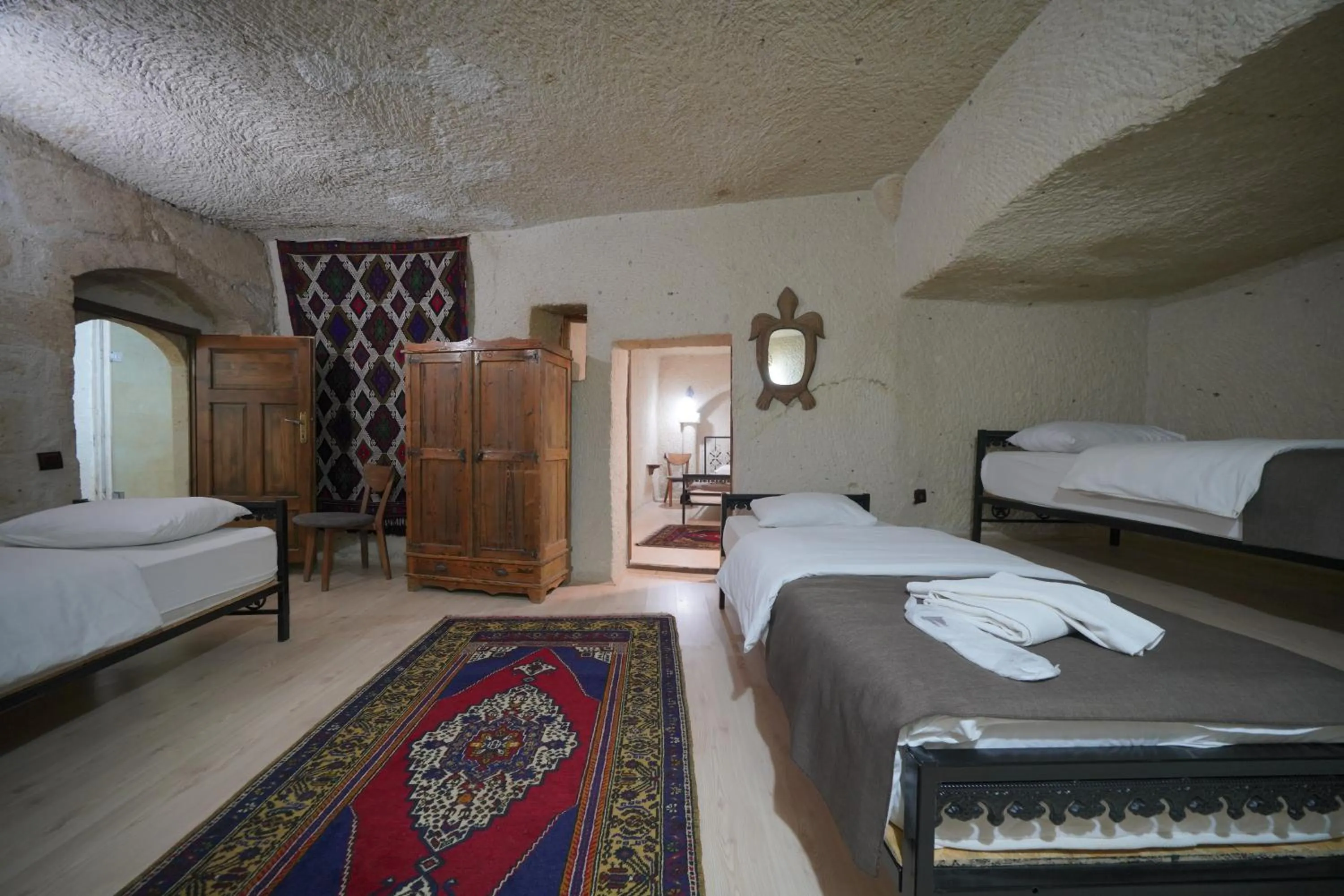 Bed in View Cave Hotel