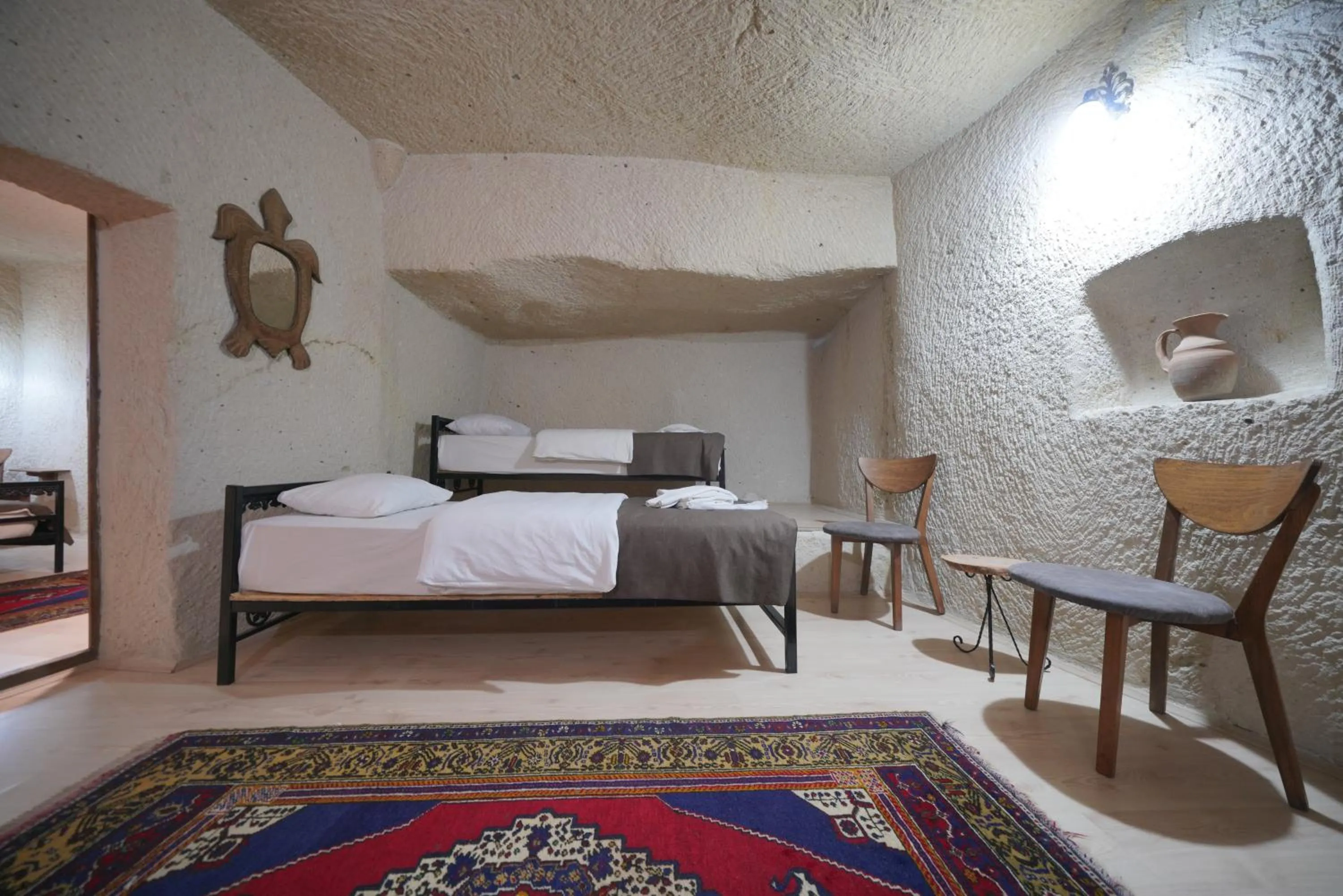 Bed in View Cave Hotel