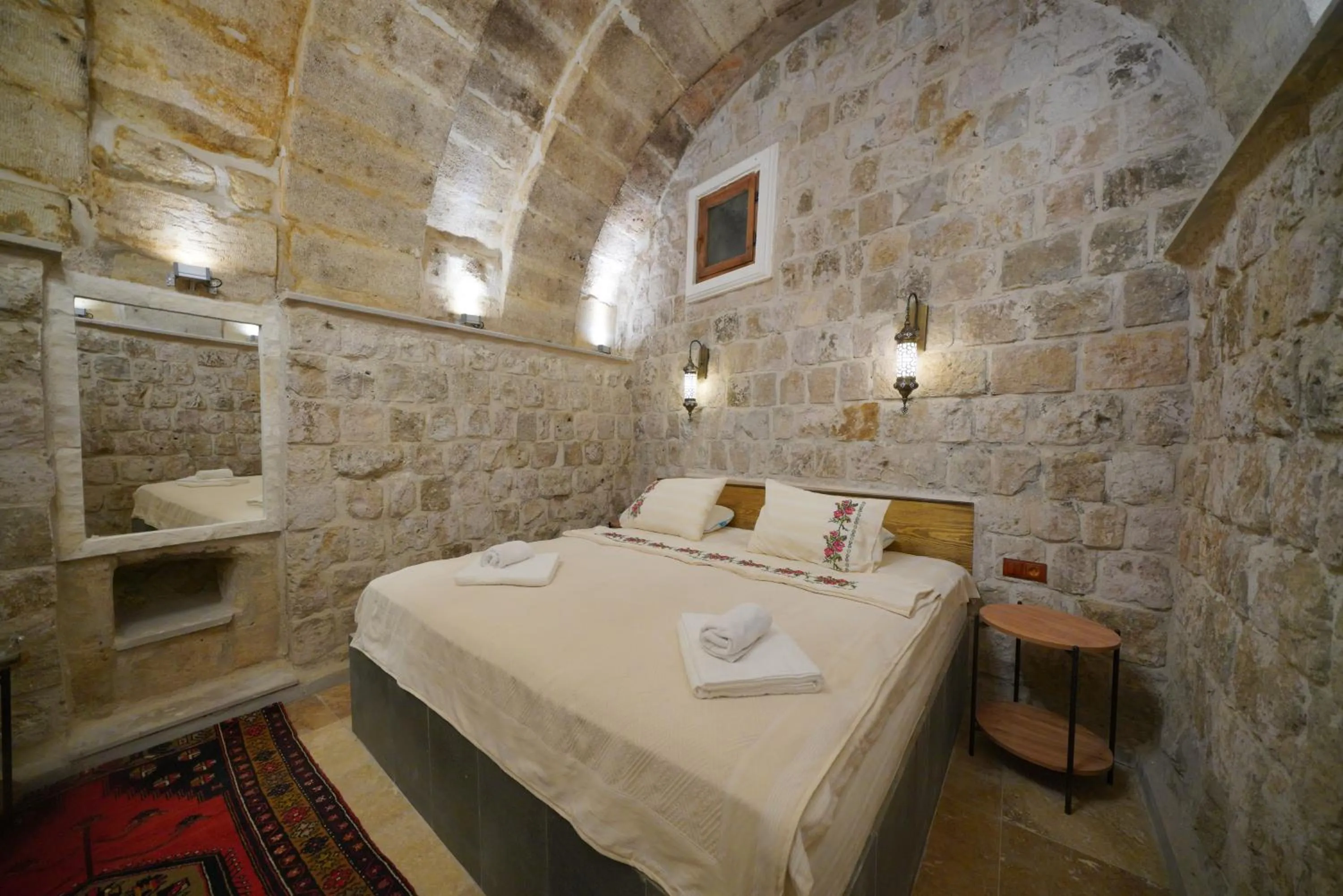 Bed in View Cave Hotel