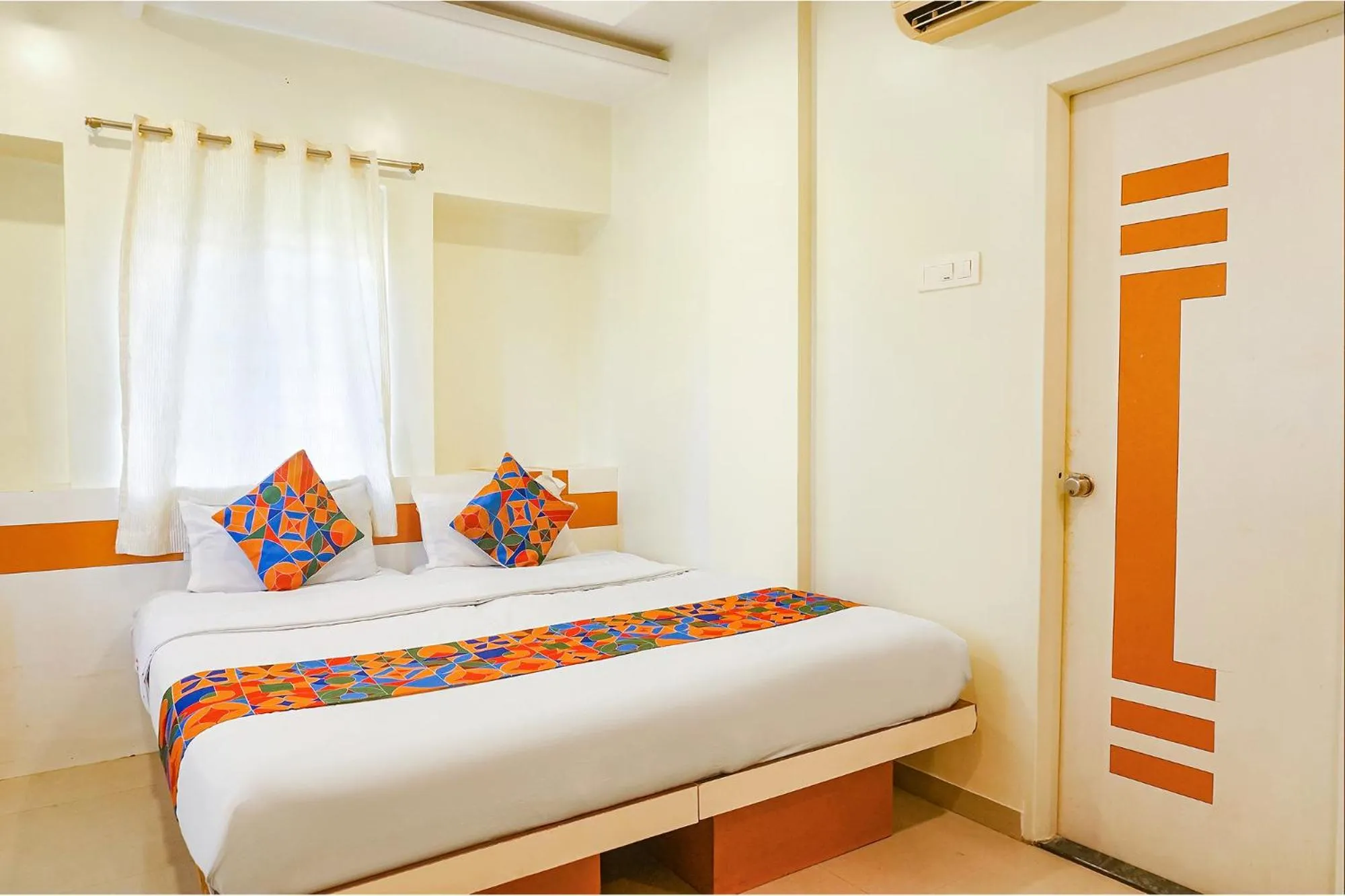 Bed in FabHotel Shree Swami, Nr Bird Valley Udyan