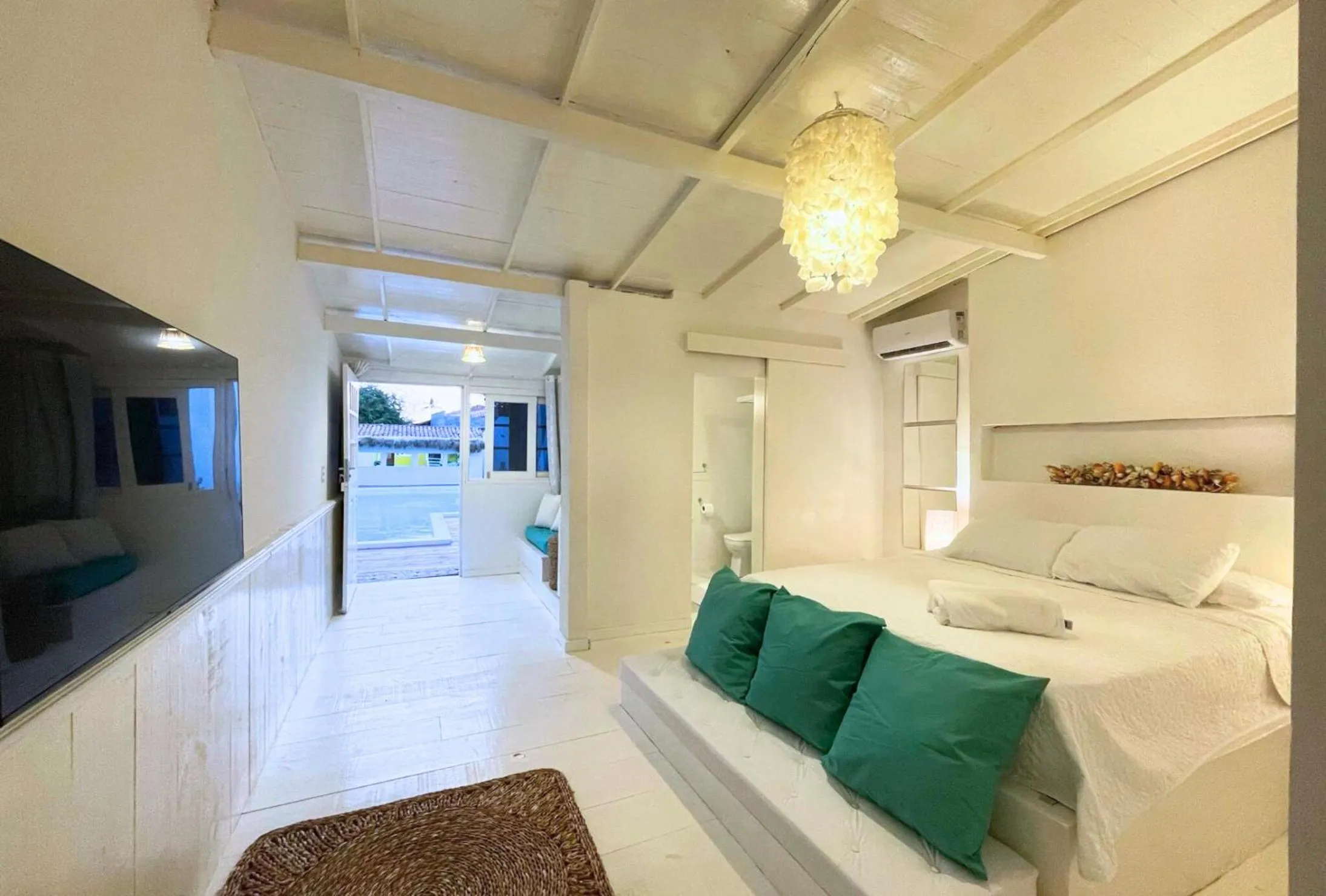 Bed in Pousada Duna Beach