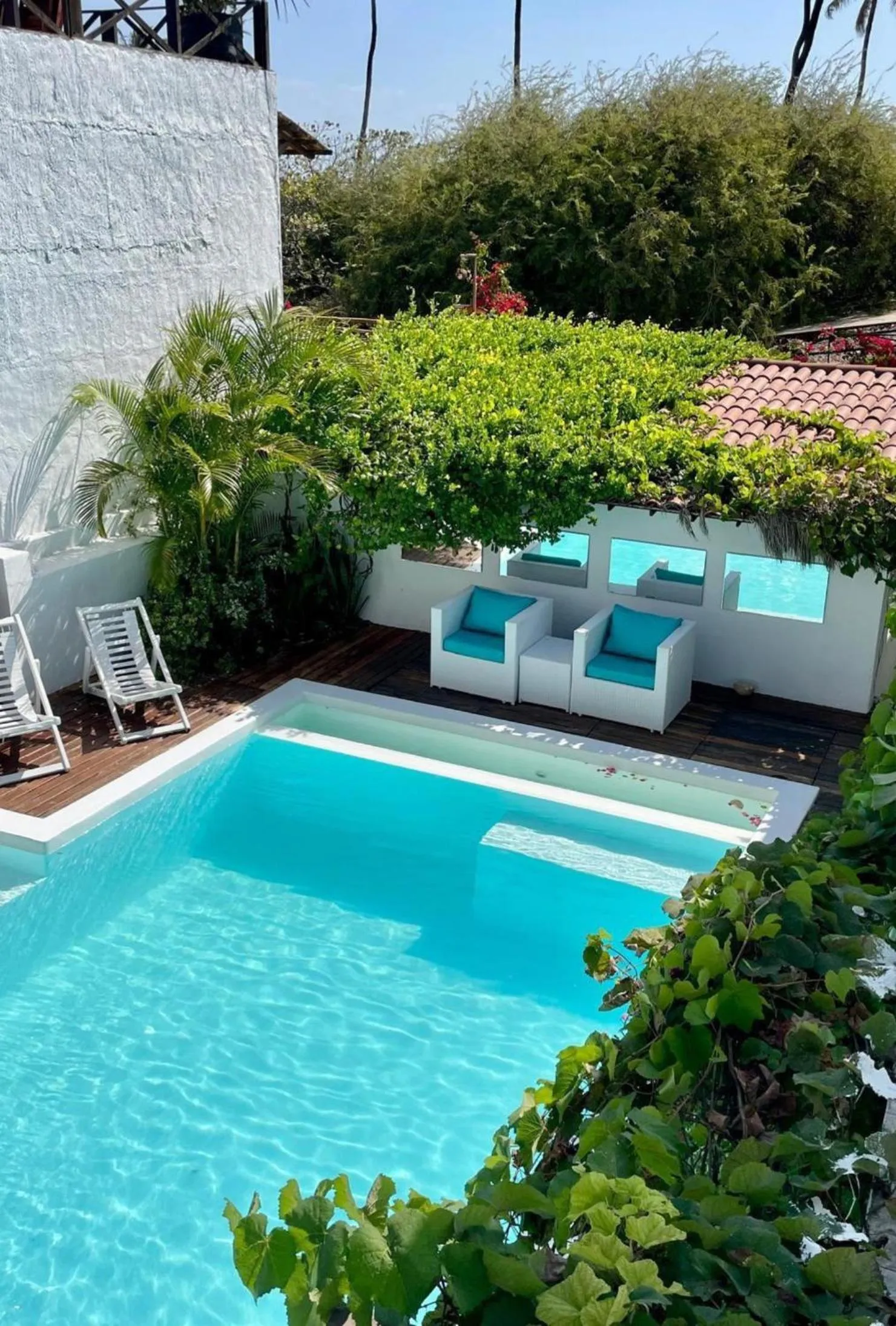 Pool view in Pousada Duna Beach
