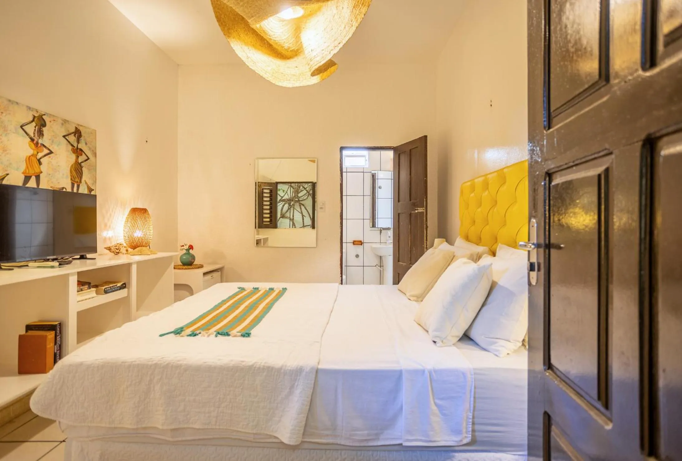 Bed in Pousada Duna Beach