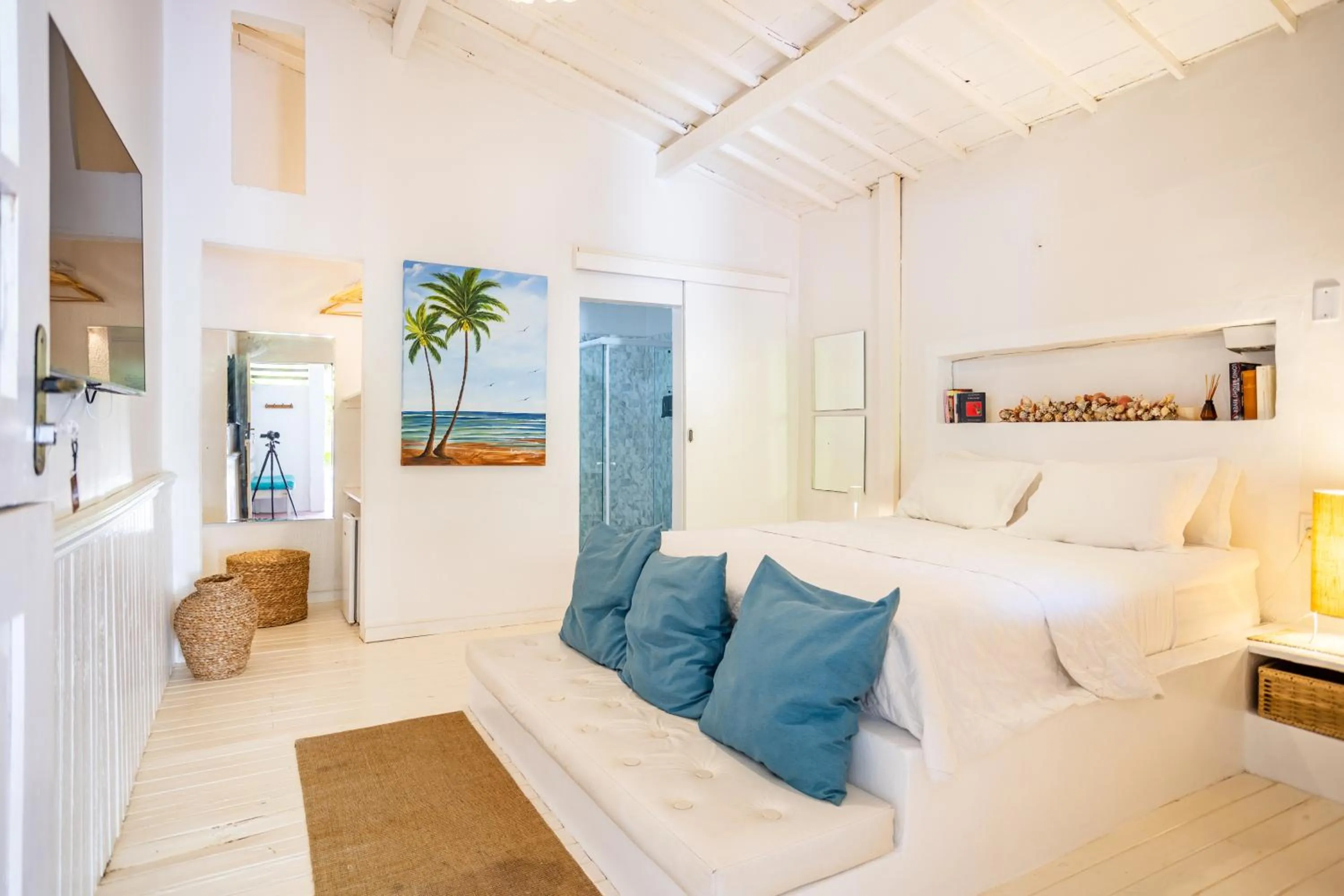 Bed in Pousada Duna Beach