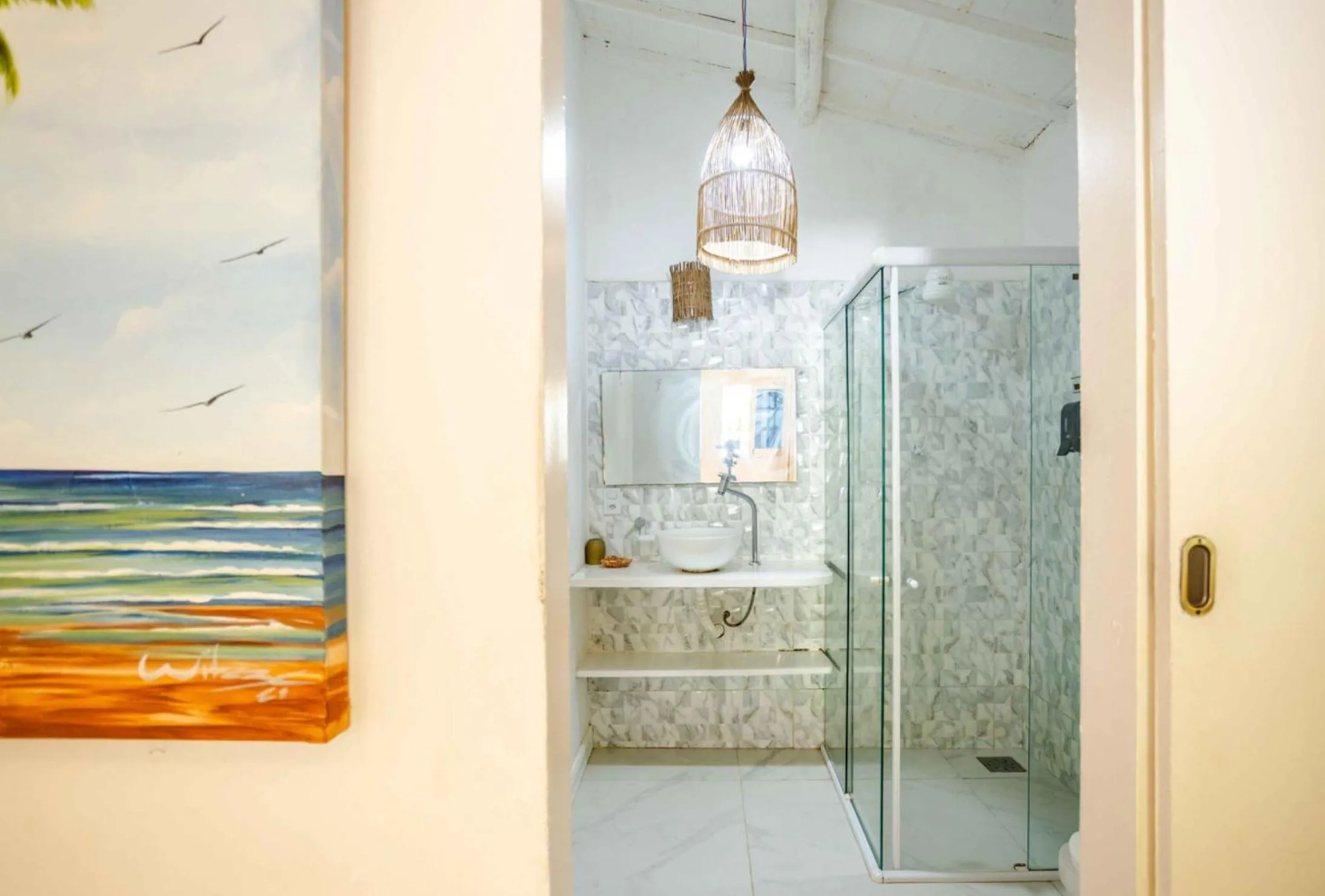 Shower in Pousada Duna Beach