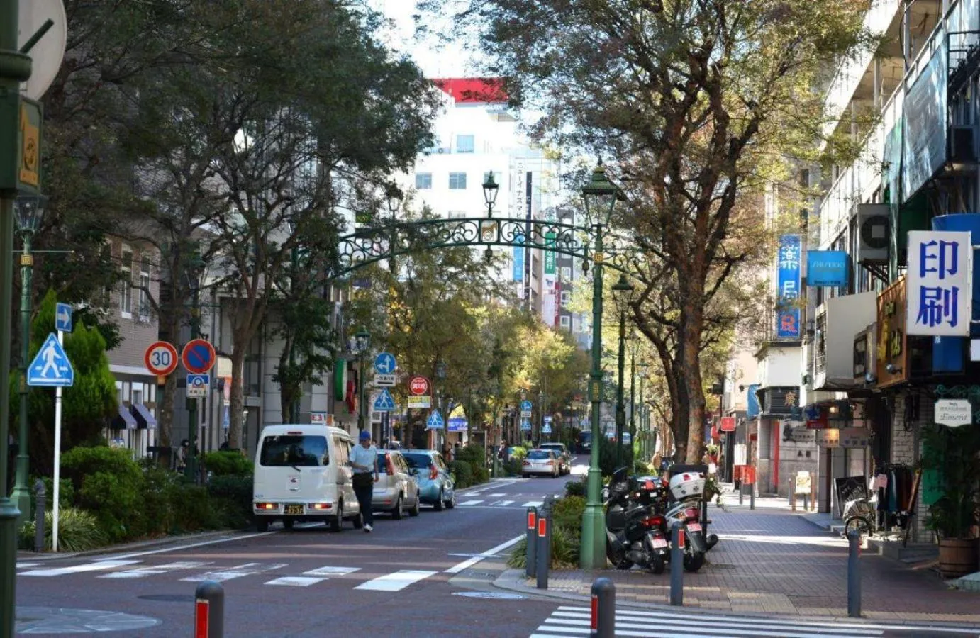 Nearby landmark in Yokohama Town Hotel