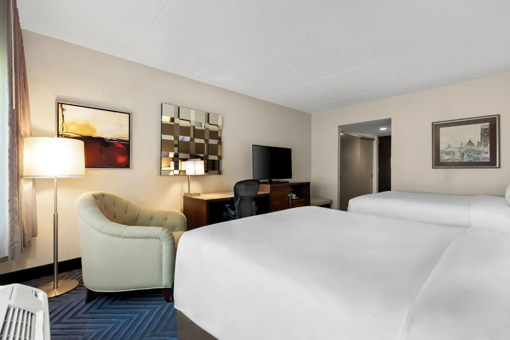 Photo of the whole room, Bed in Crowne Plaza Princeton - Conference Center by IHG