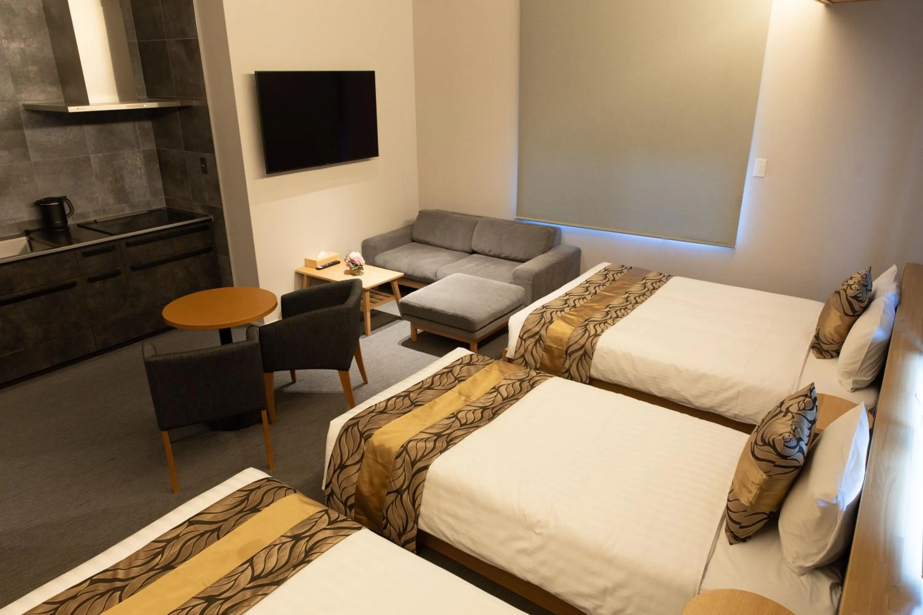 Photo of the whole room, Bed in GRAND BASE Nagoya Ekinishi