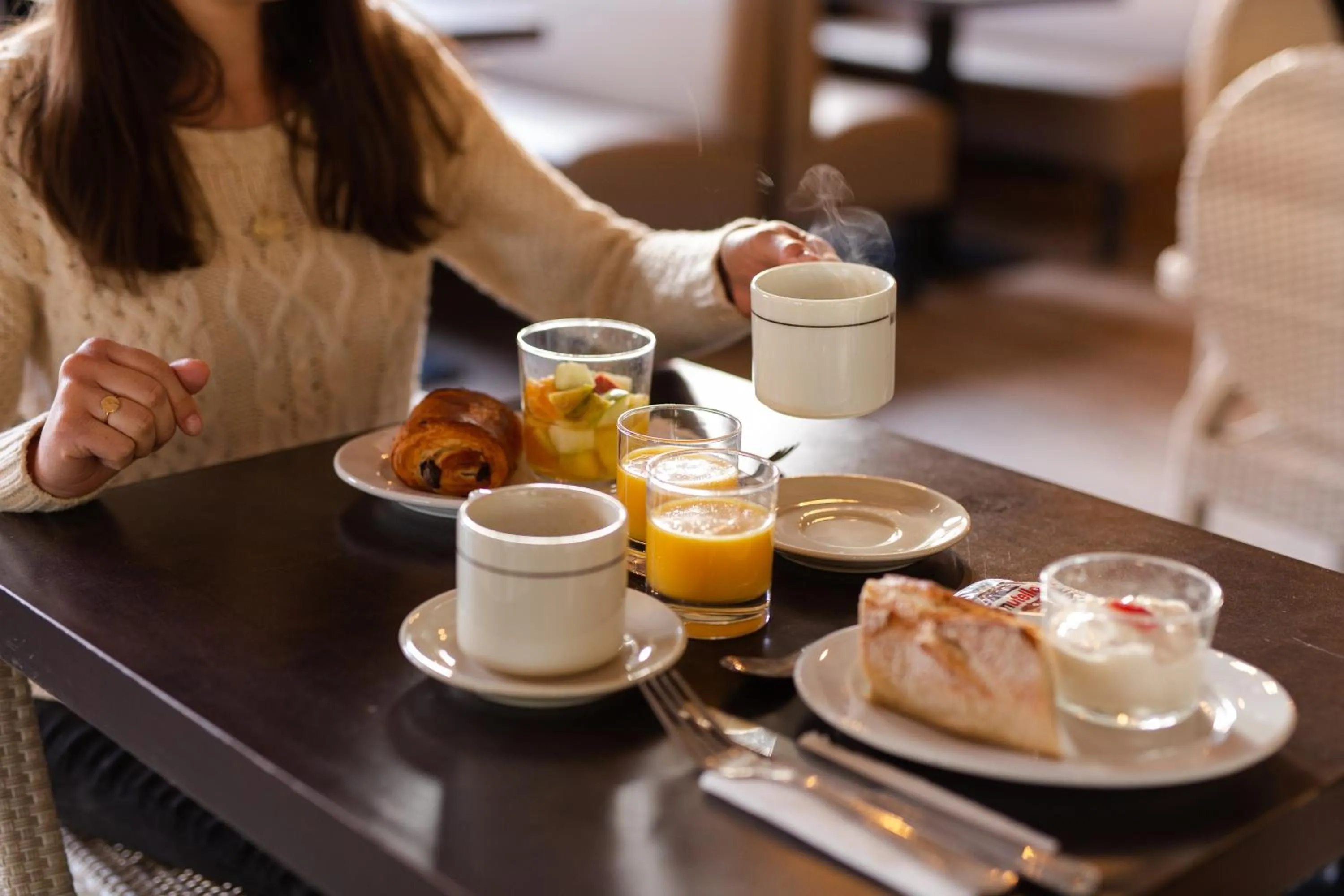 Breakfast in Hôtel de la Plage, Ronce-les-bains, La Tremblade
