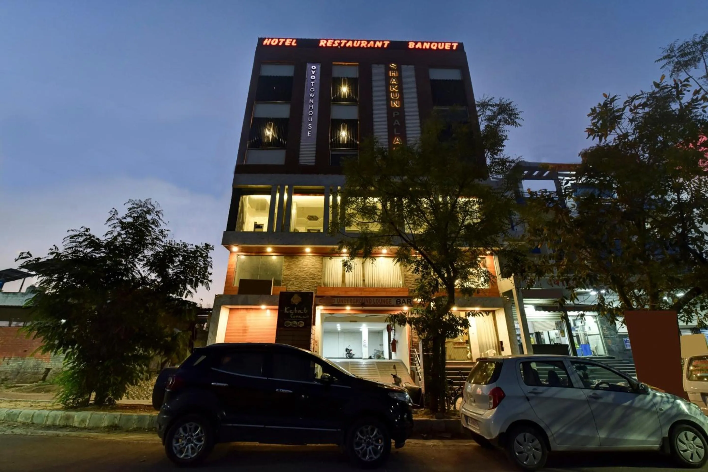 Facade/entrance in Hotel Shakun Palace