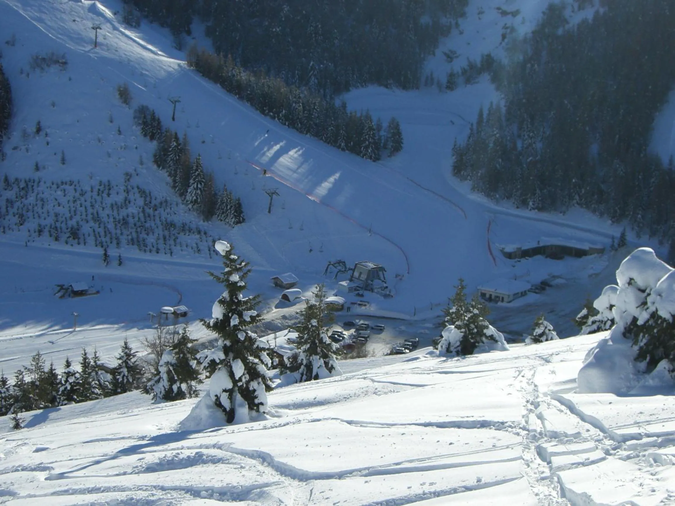 View (from property/room) in Hotel Grizzly "Ski-in Ski-out"