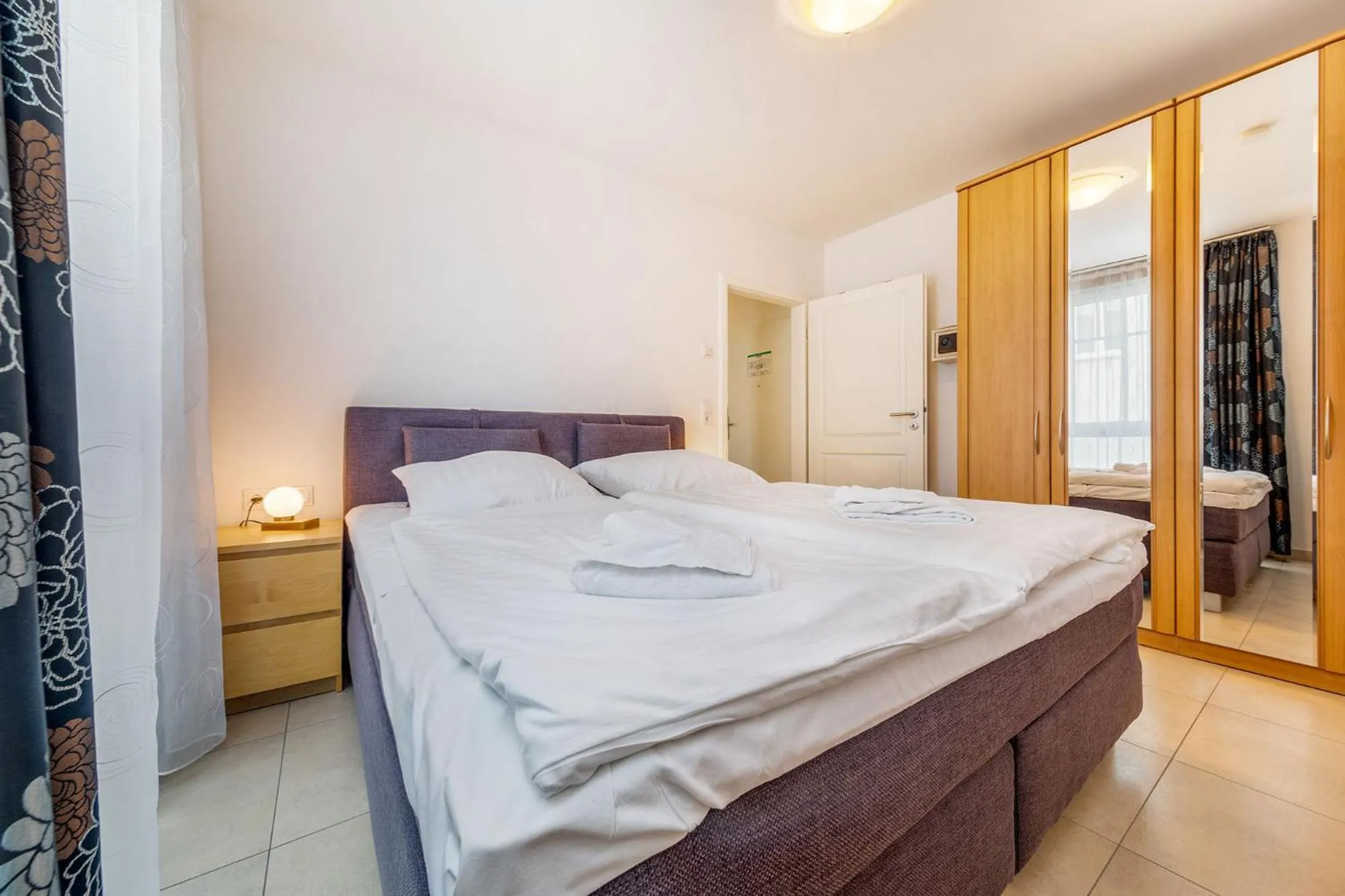 Bed in Villa Lena Ferienwohnung Seebrise