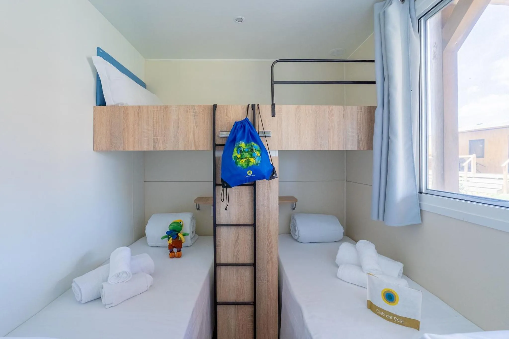 Bedroom, Bed in Club del Sole Rimini Family Resort
