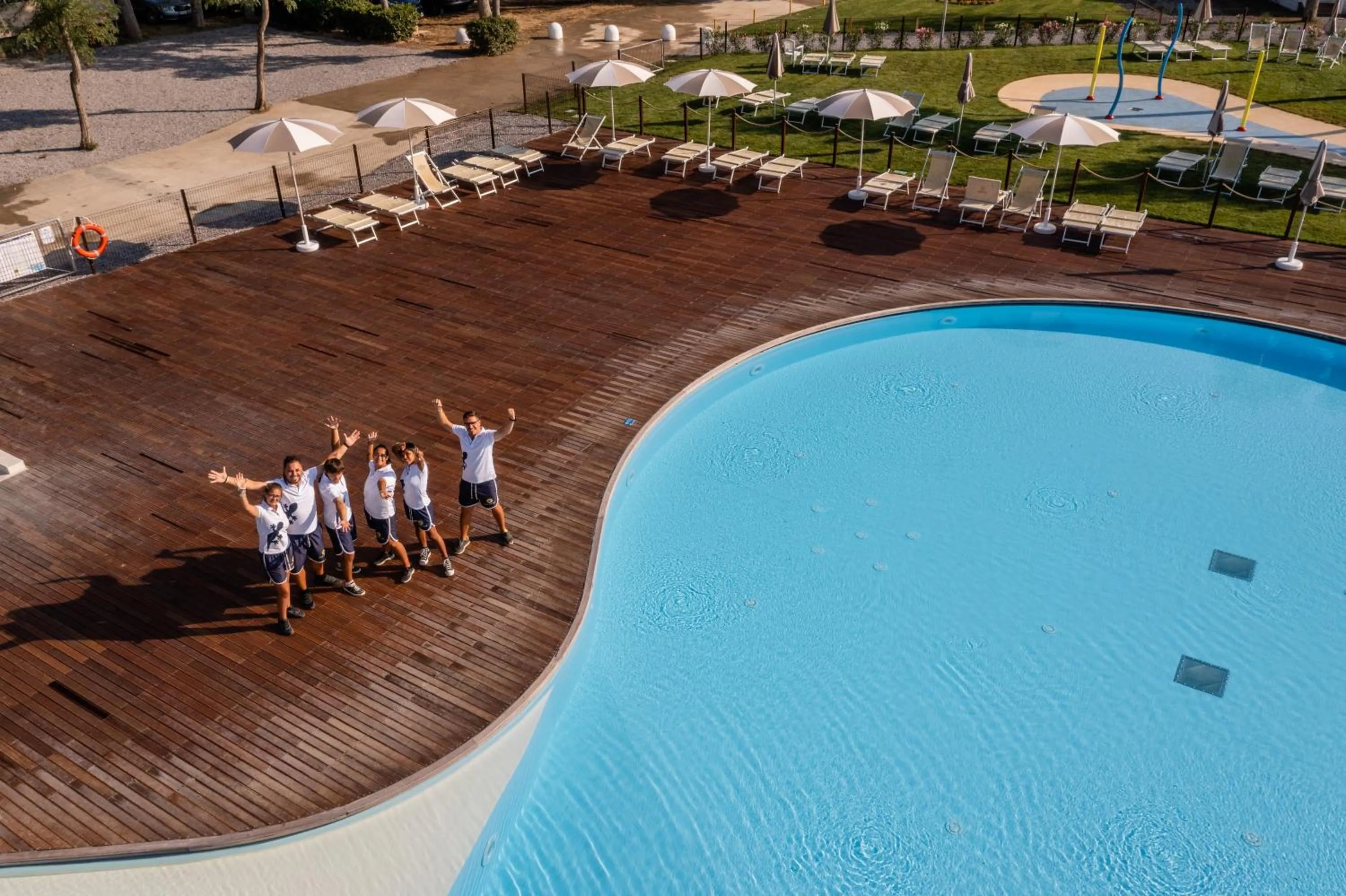 Swimming pool in Club del Sole Rimini Family Resort