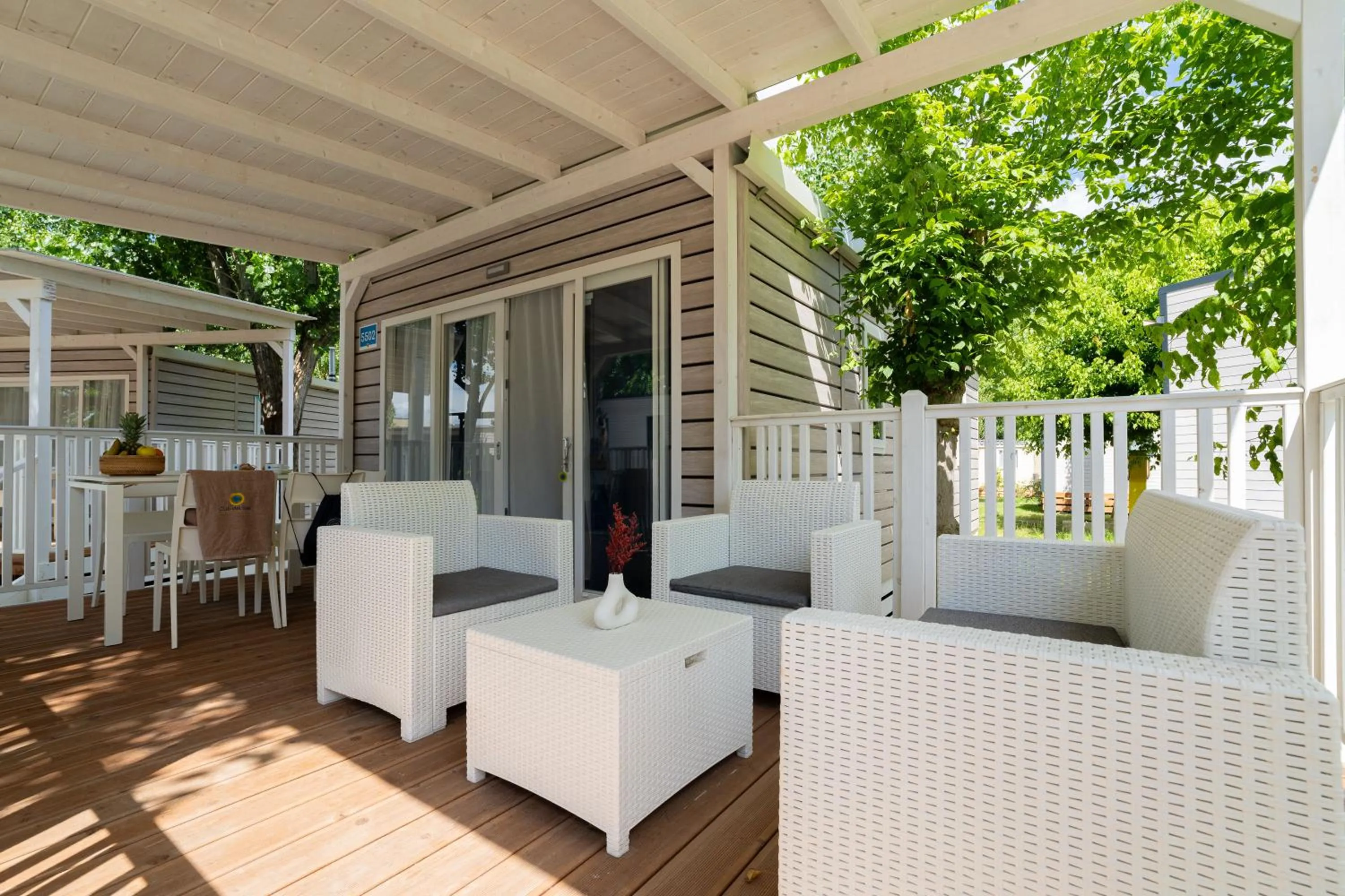 Balcony/Terrace in Club del Sole Rimini Family Resort