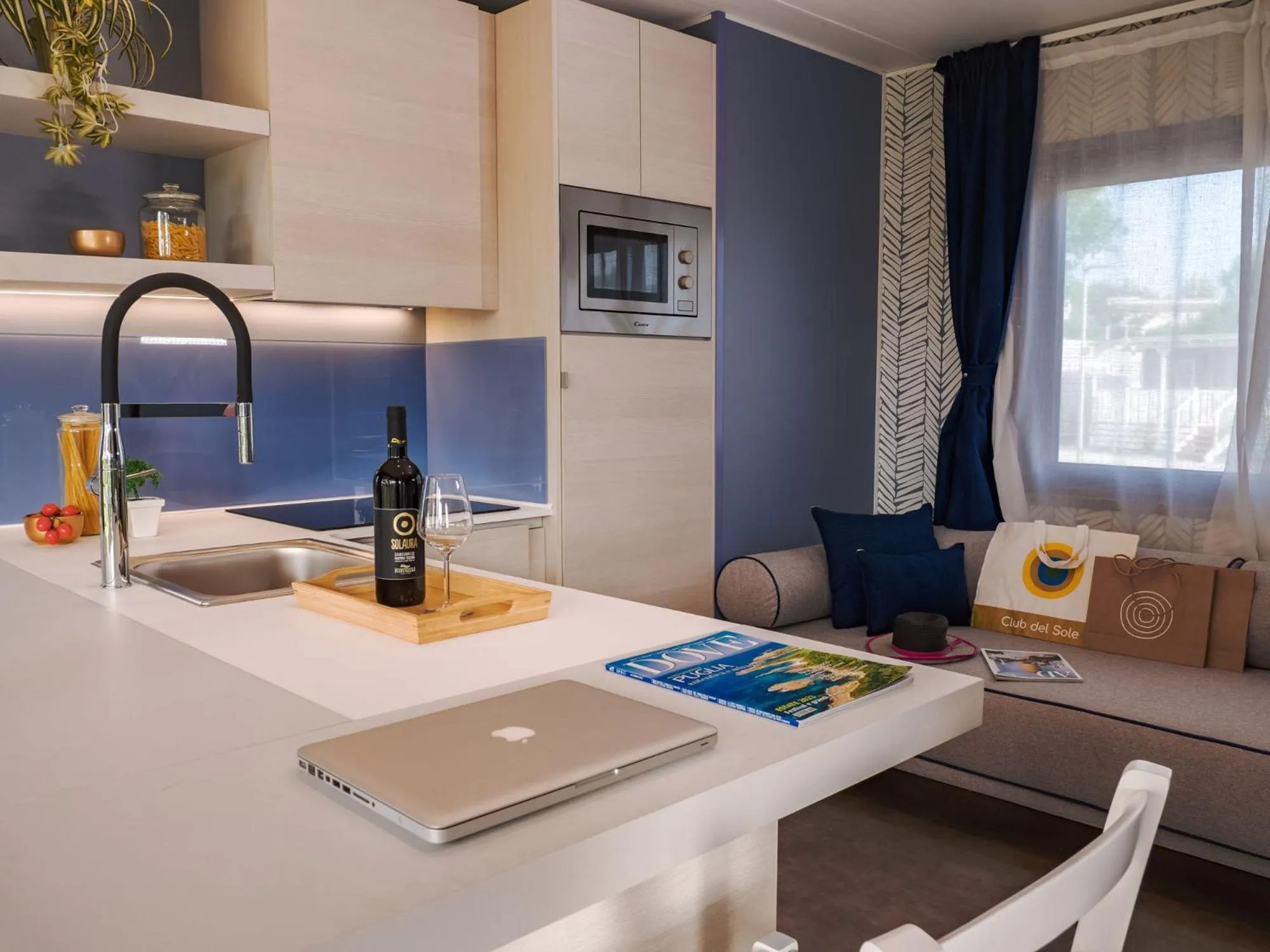 Kitchen or kitchenette in Club del Sole Rimini Family Resort