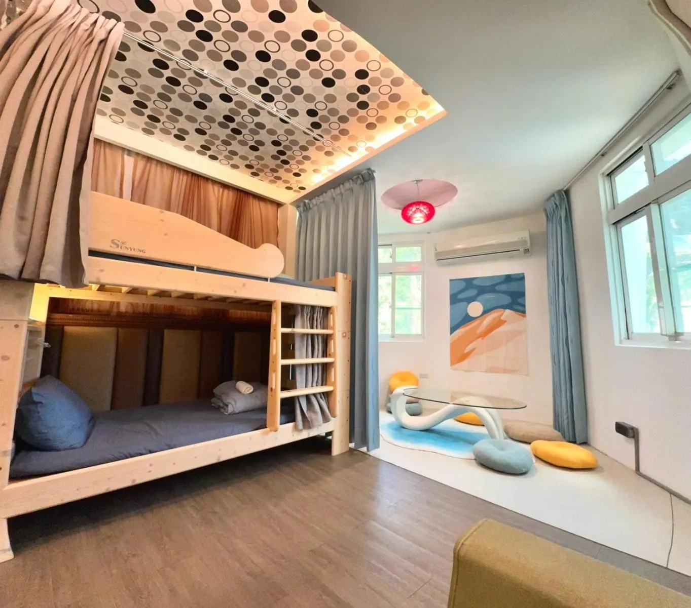 bunk bed in 綠島海灣會館Bay Resort