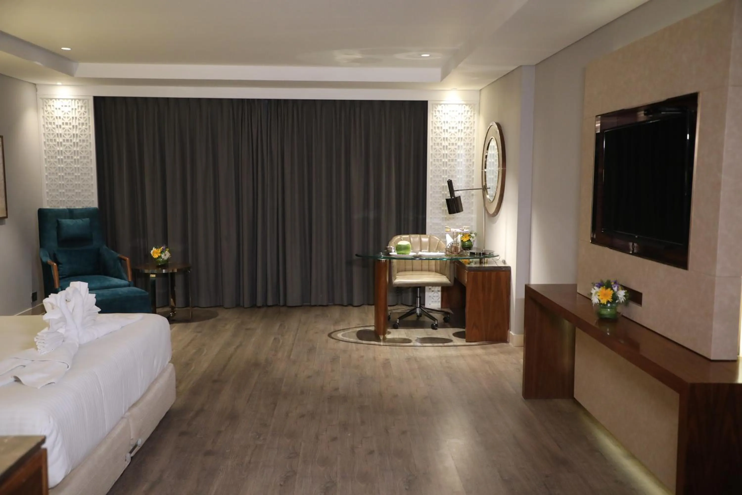 Bed in The Elite Narasapura, a member of Radisson Individuals