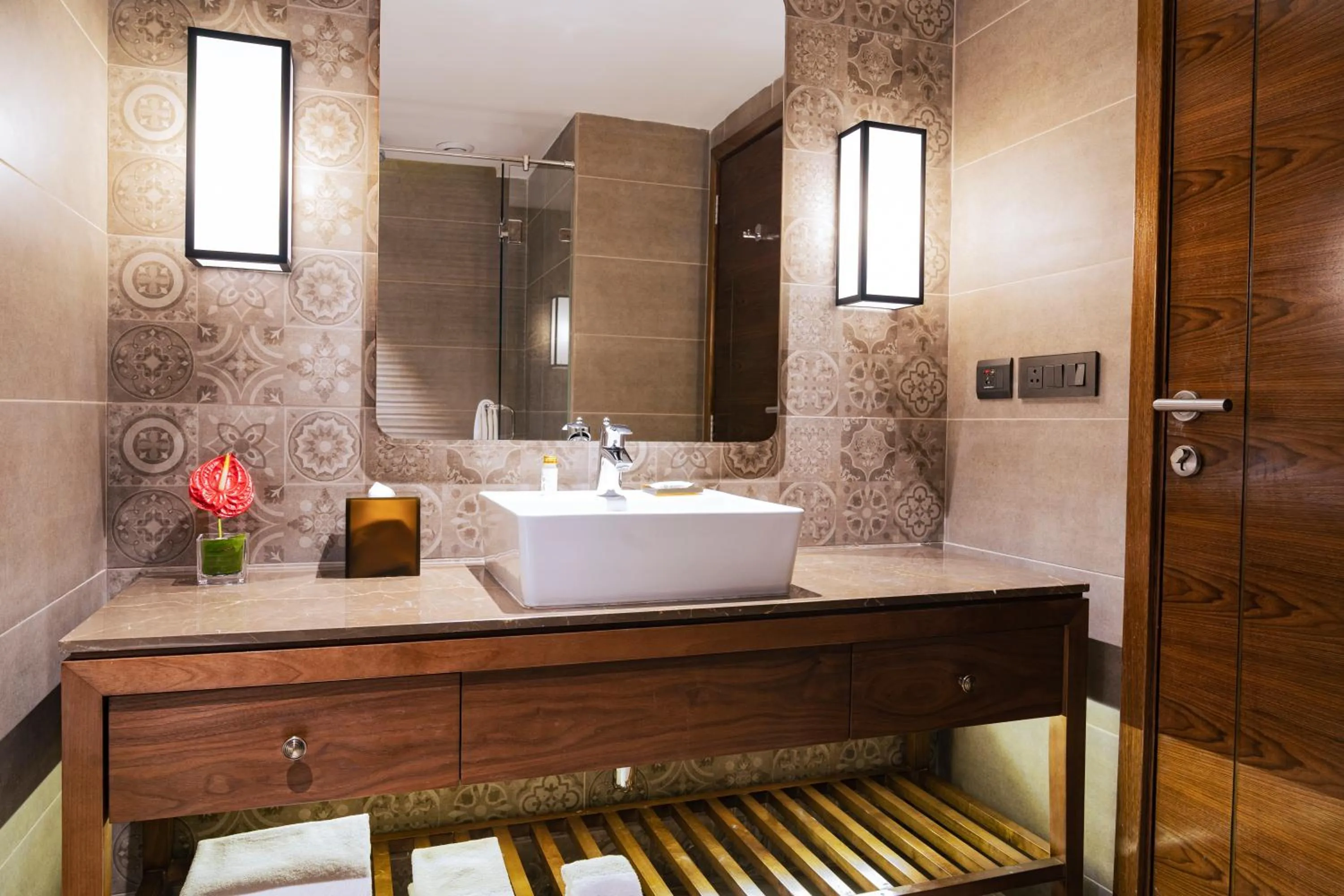 Bathroom in The Elite Narasapura, a member of Radisson Individuals