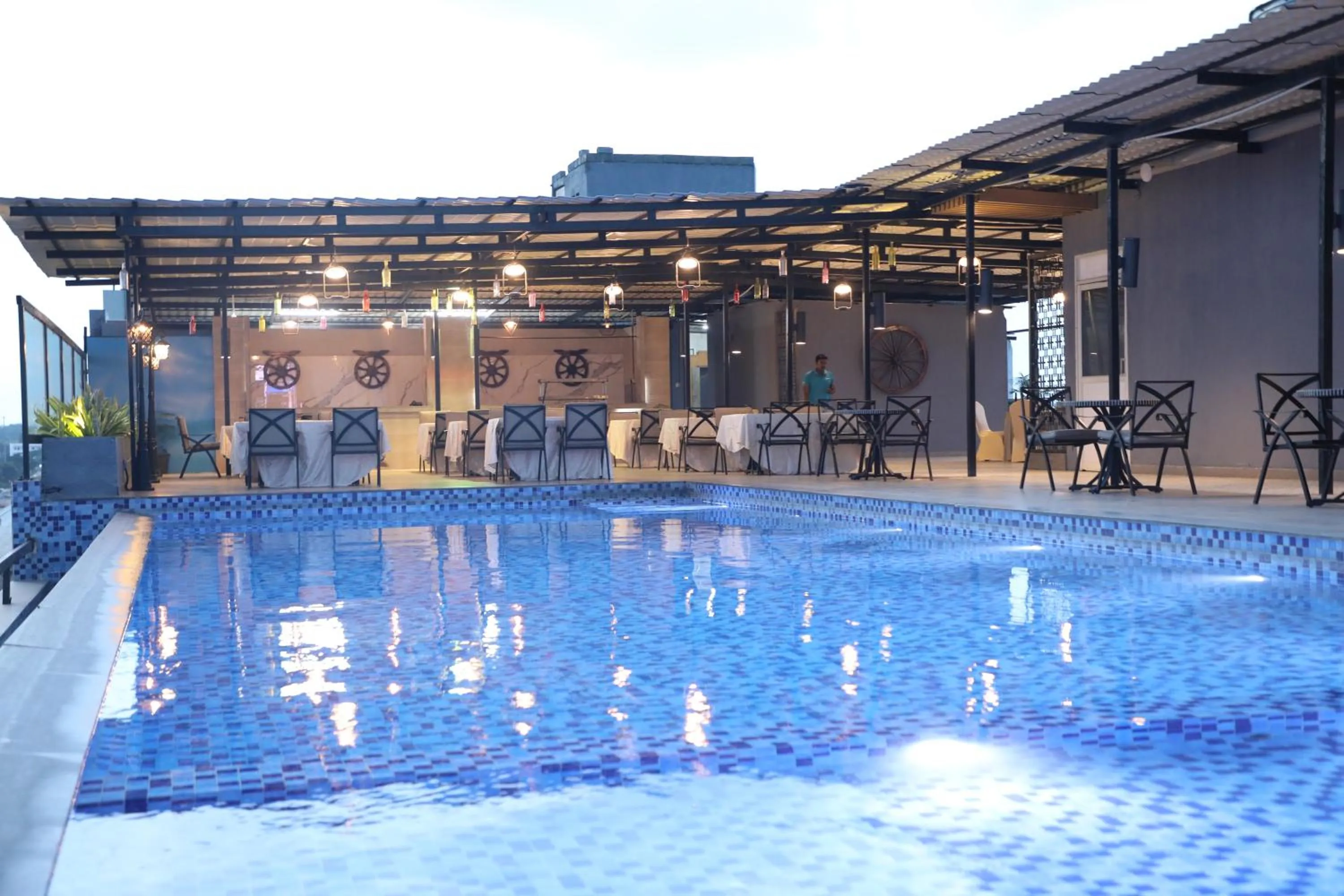 Pool view in The Elite Narasapura, a member of Radisson Individuals