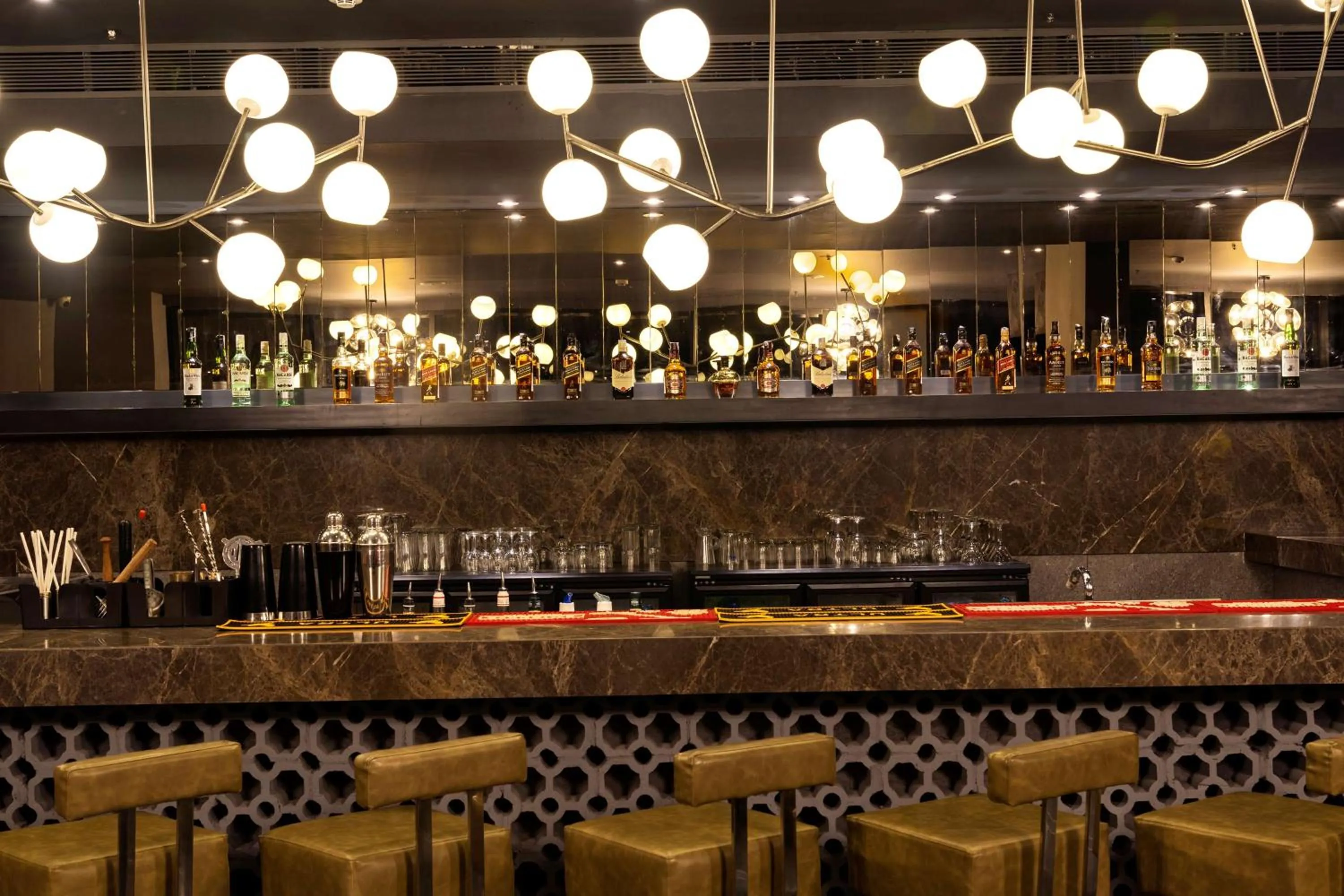 Lounge or bar in The Elite Narasapura, a member of Radisson Individuals