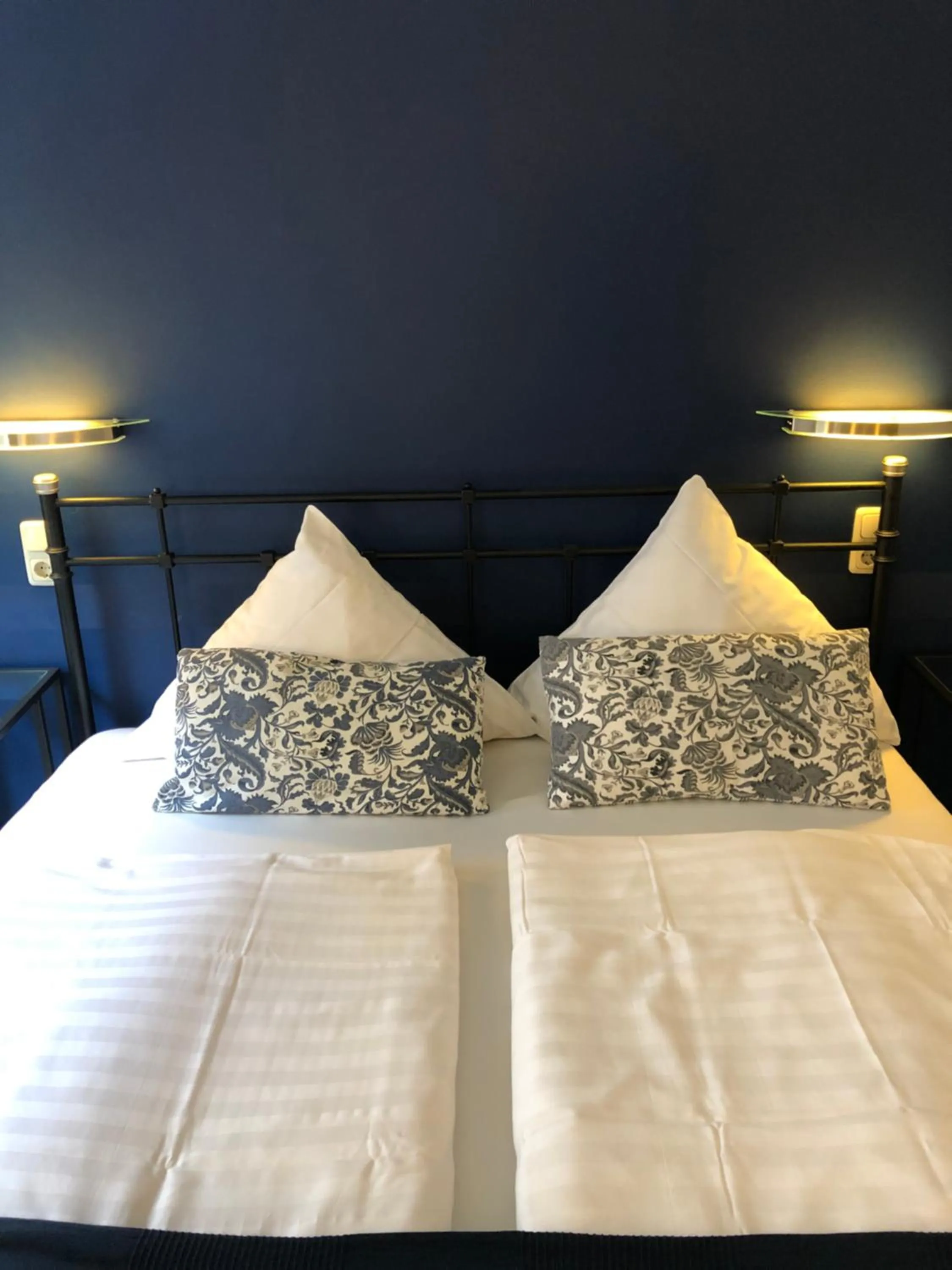 Decorative detail, Bed in bensons hotel