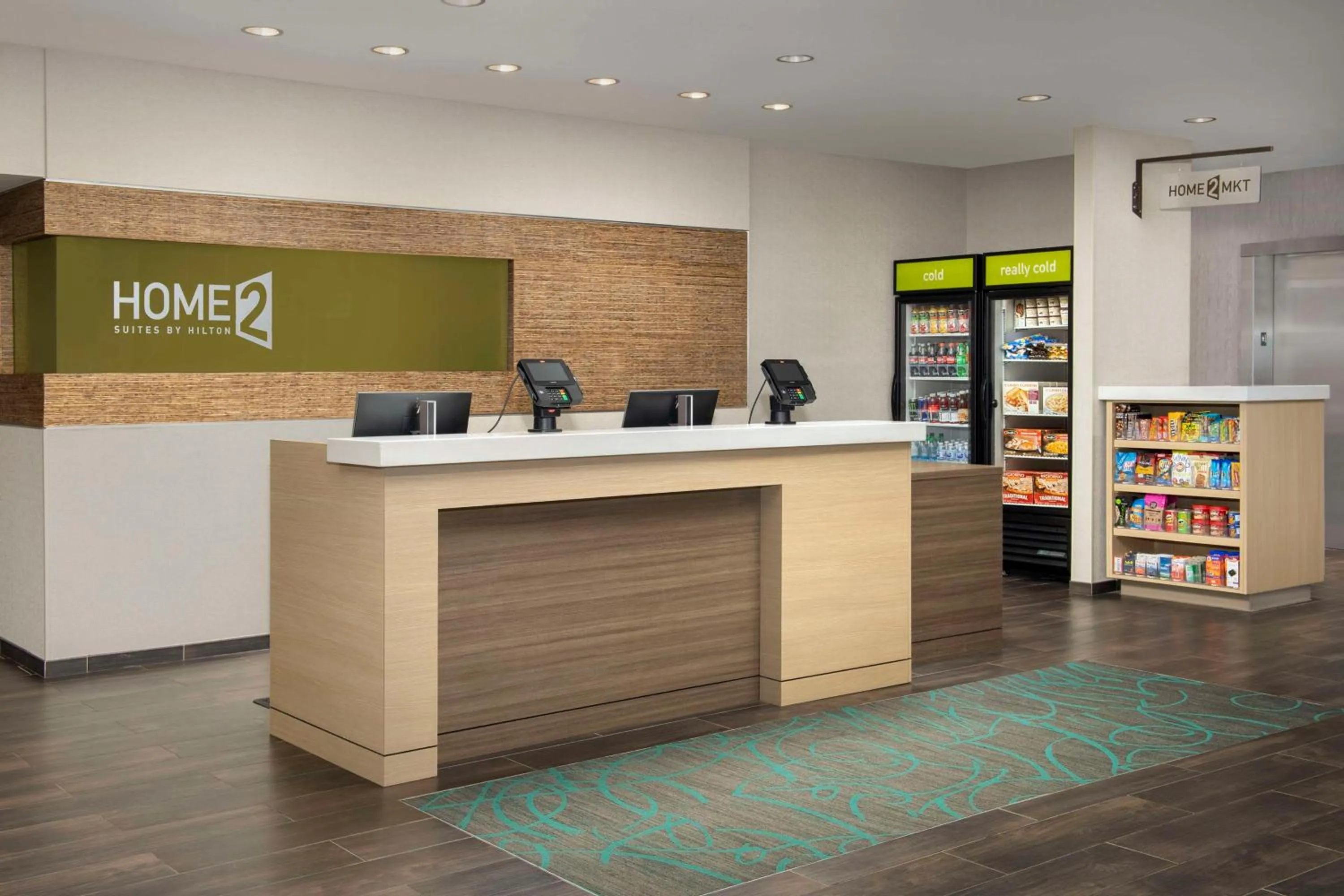 Lobby or reception in Home2 Suites By Hilton Clovis Fresno Airport