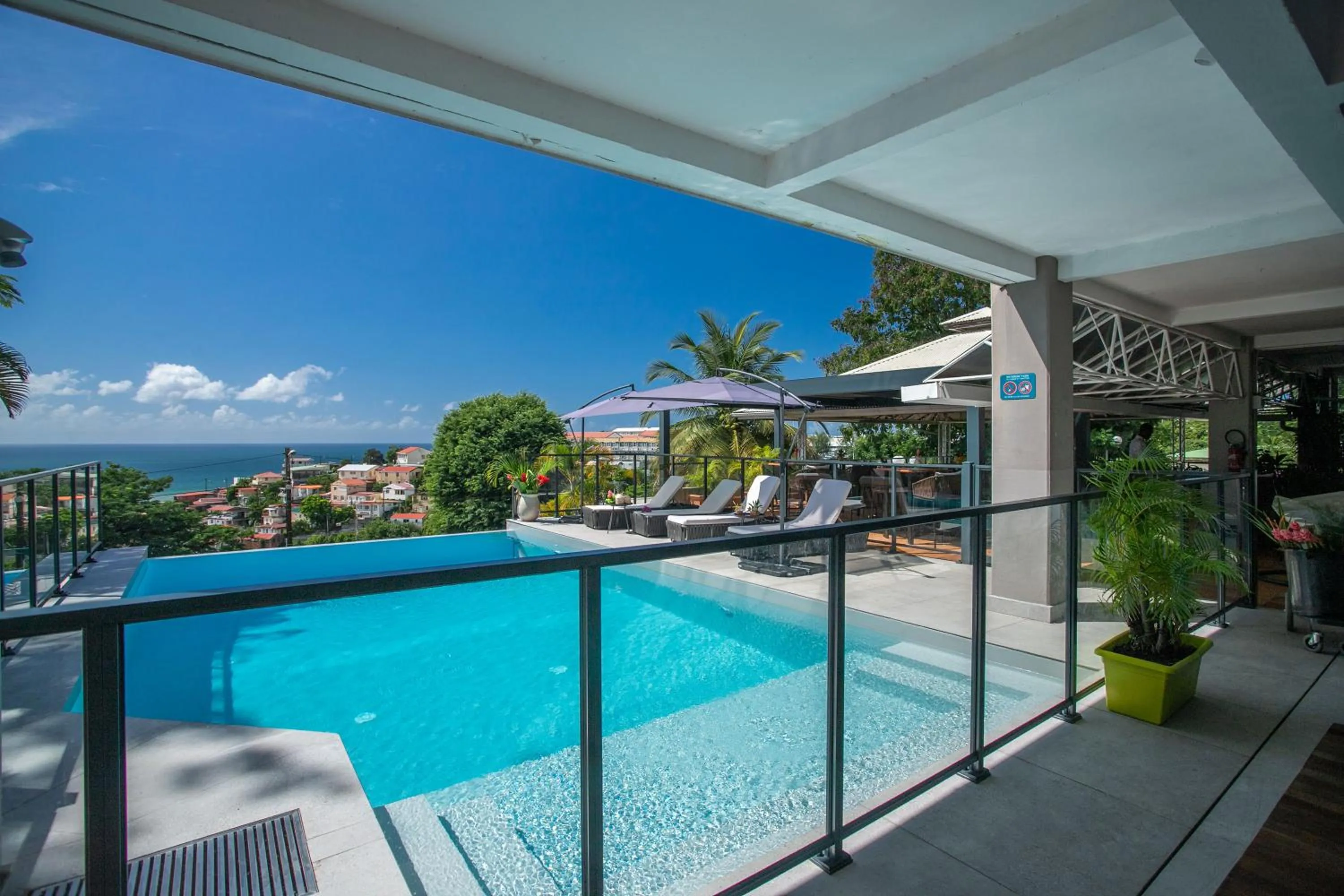 Patio in Karibea Squash Hôtel