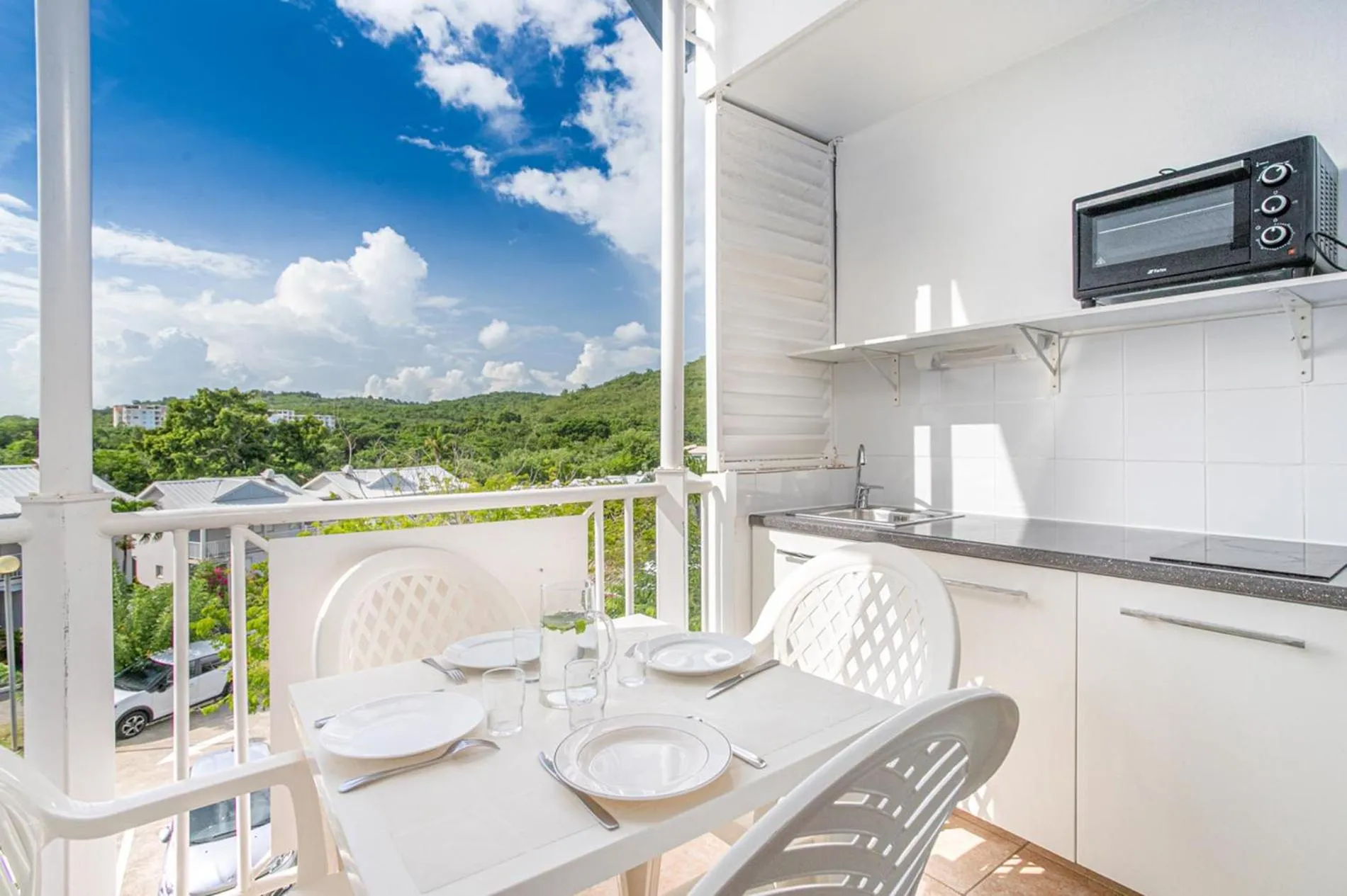 Balcony/Terrace in Karibea Sainte Luce Hotel
