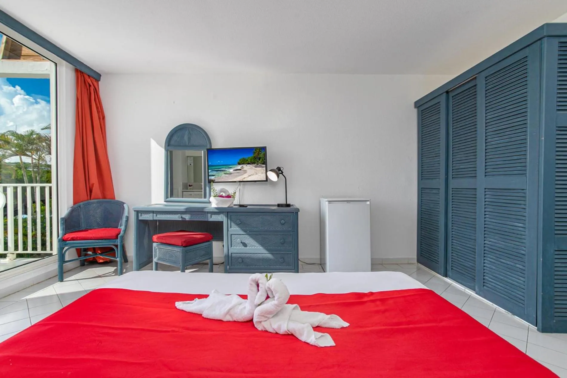 Bed in Karibea Sainte Luce Hotel