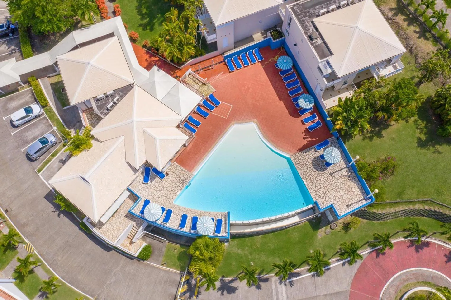 Pool view in Karibea Sainte Luce Hotel