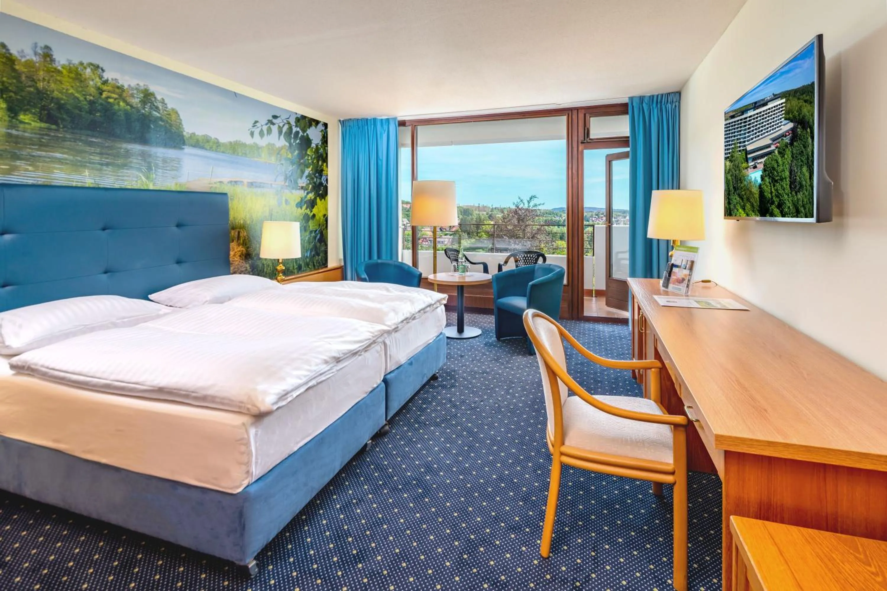 Bed in AHORN Harz Hotel Braunlage