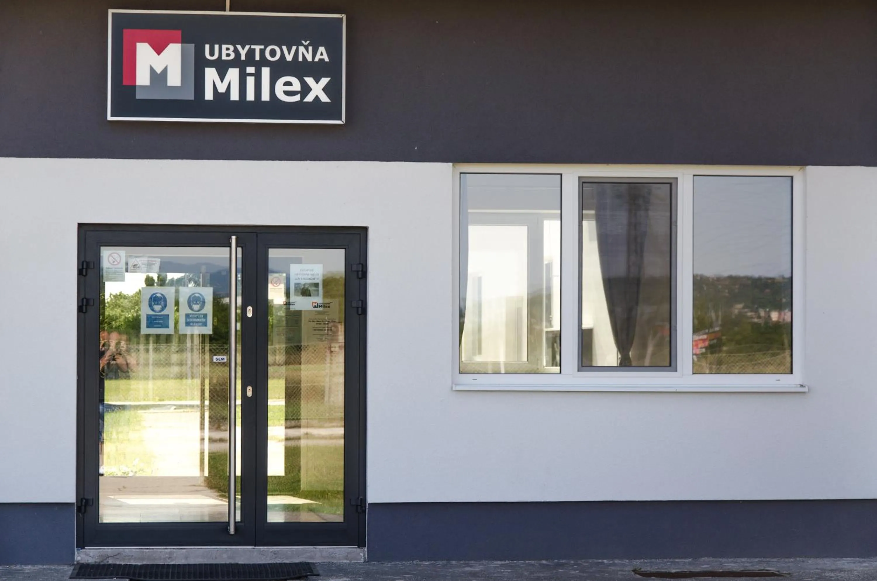 Facade/entrance in Ubytovňa Milex
