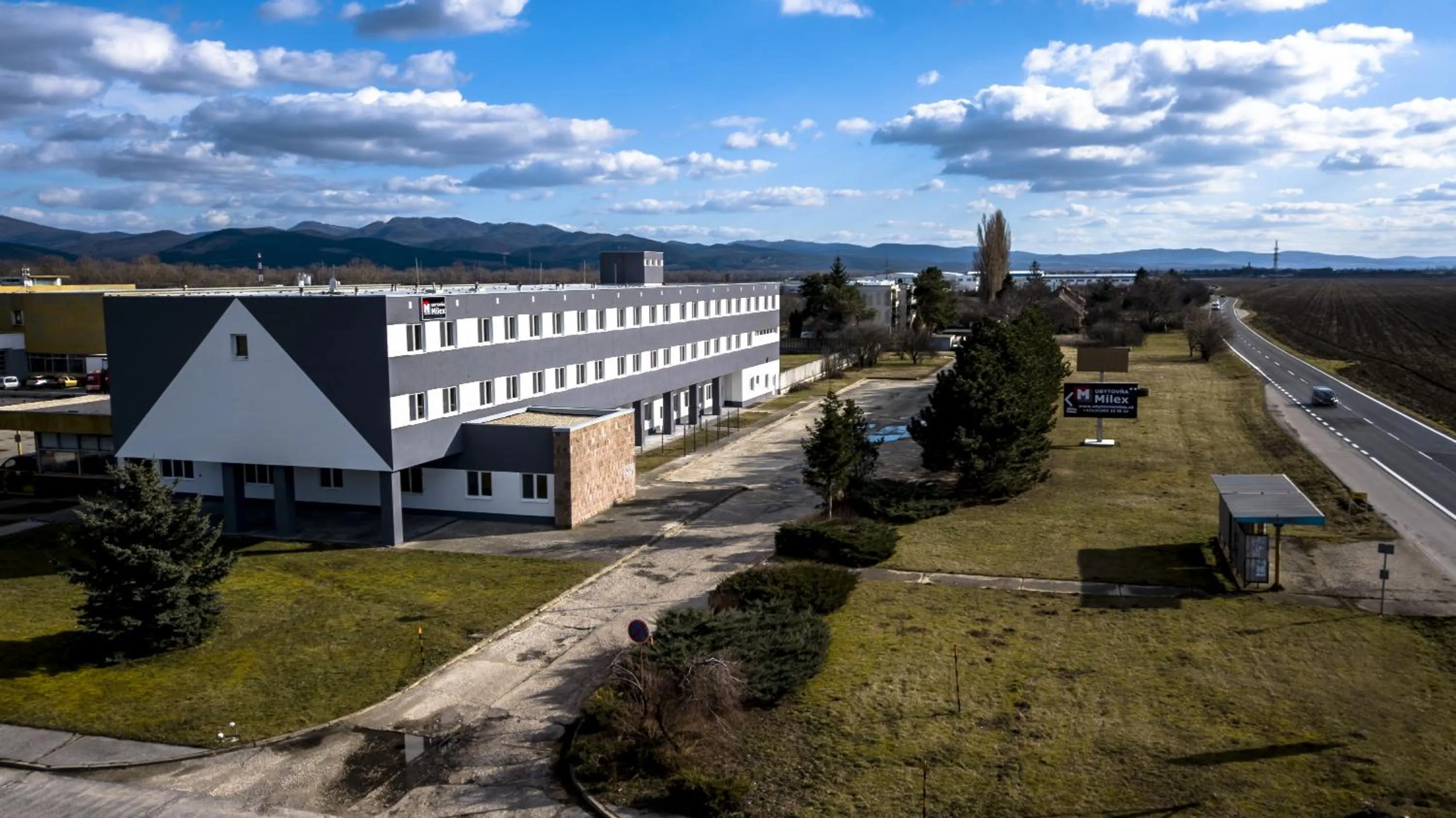 Bird's eye view in Ubytovňa Milex
