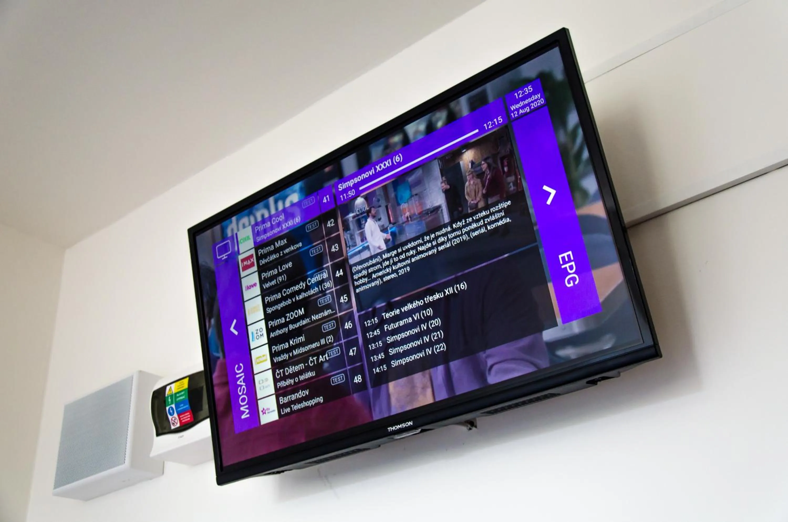 TV and multimedia in Ubytovňa Milex