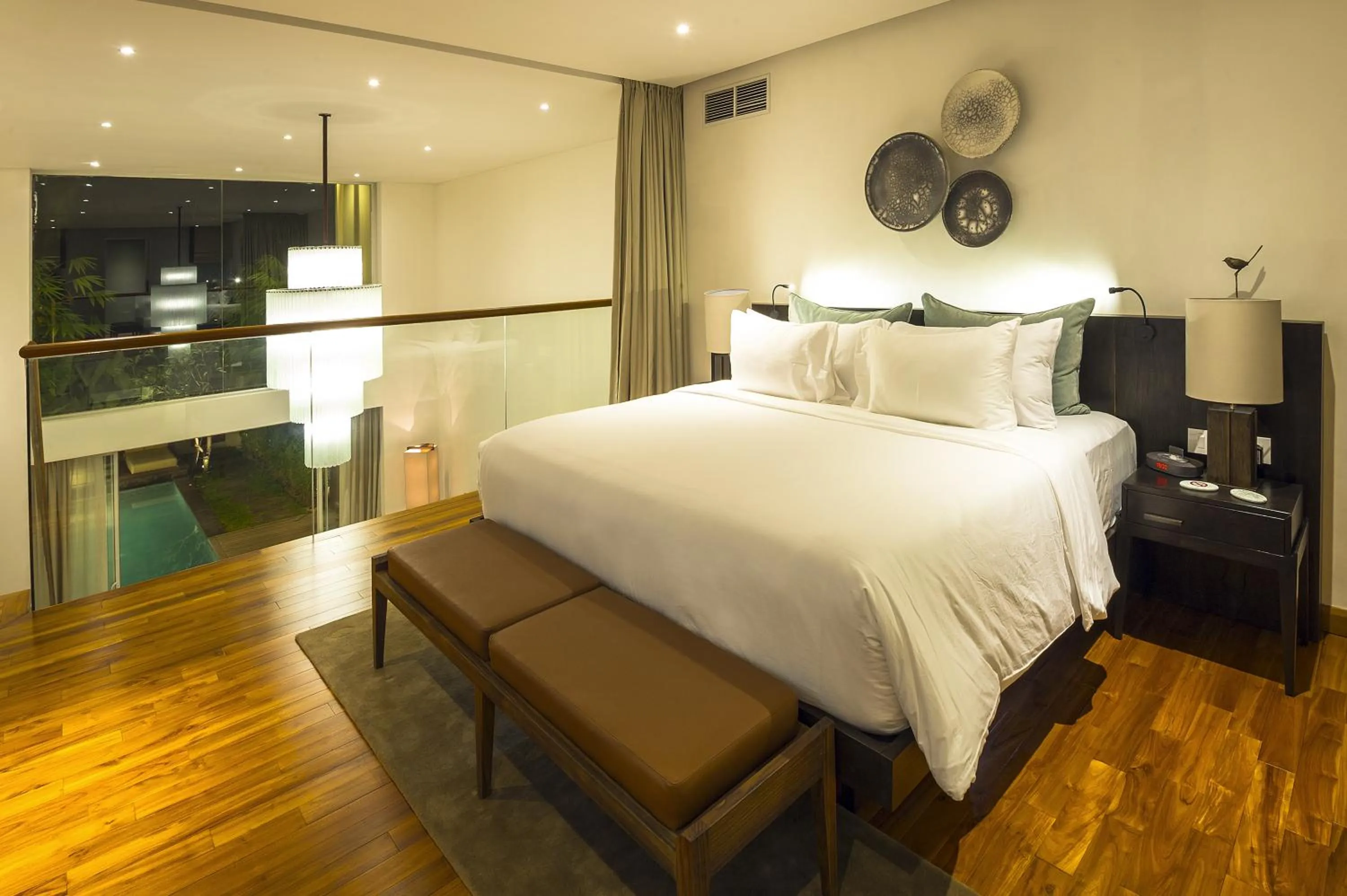 Bedroom, Bed in hu'u Villas