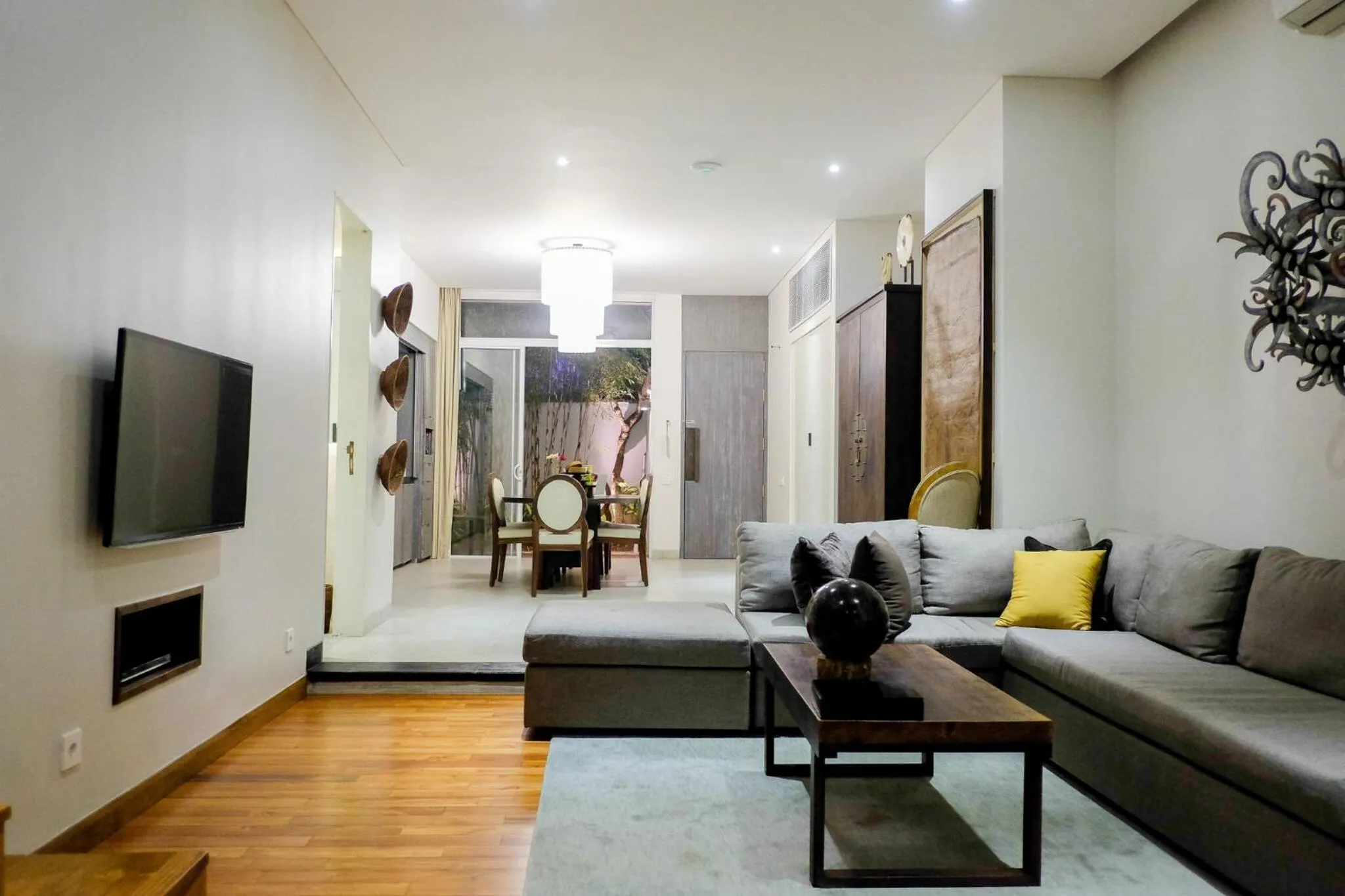 Living room in hu'u Villas