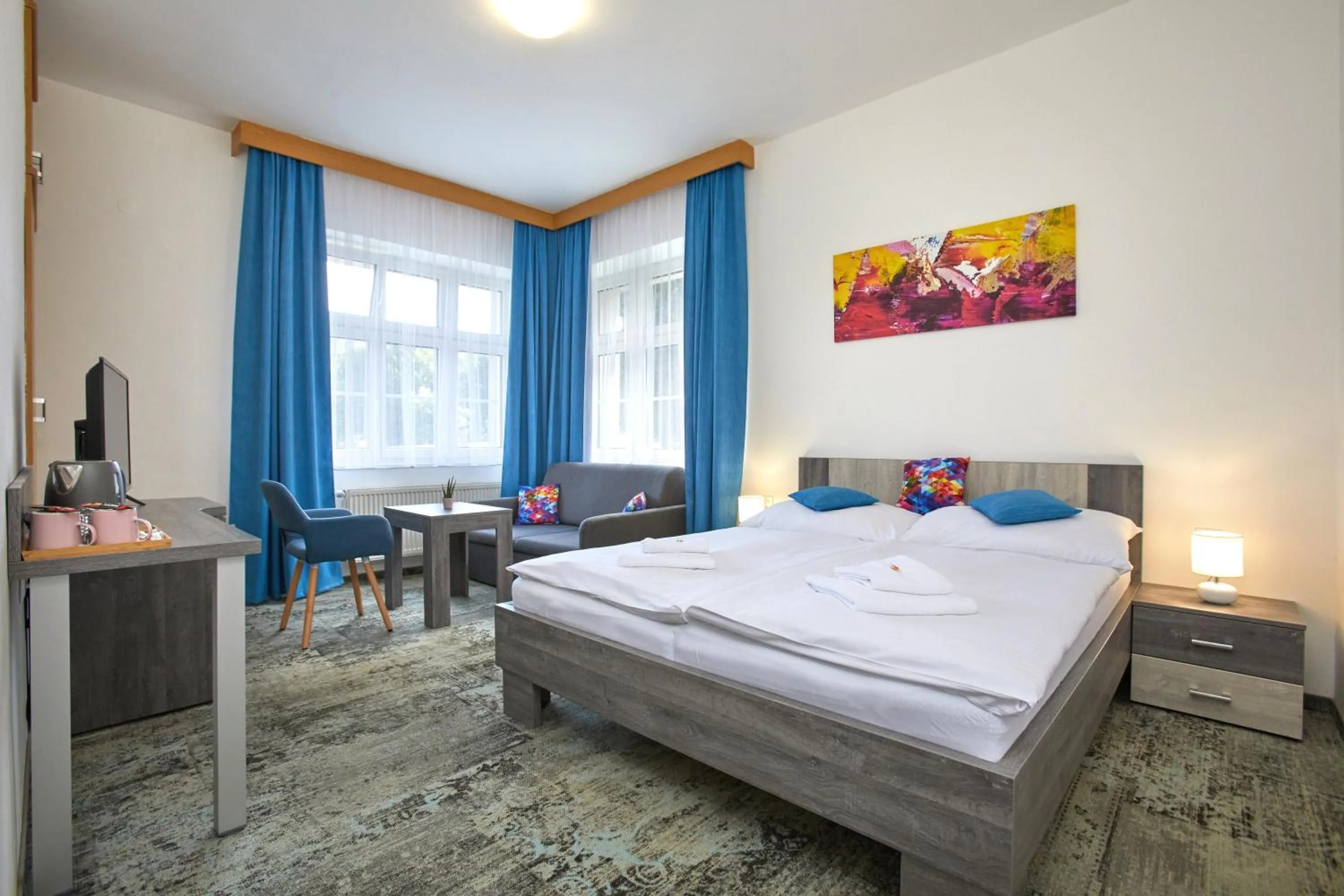 Deluxe Double Room with Extra Bed in Penzion Vila Tereza