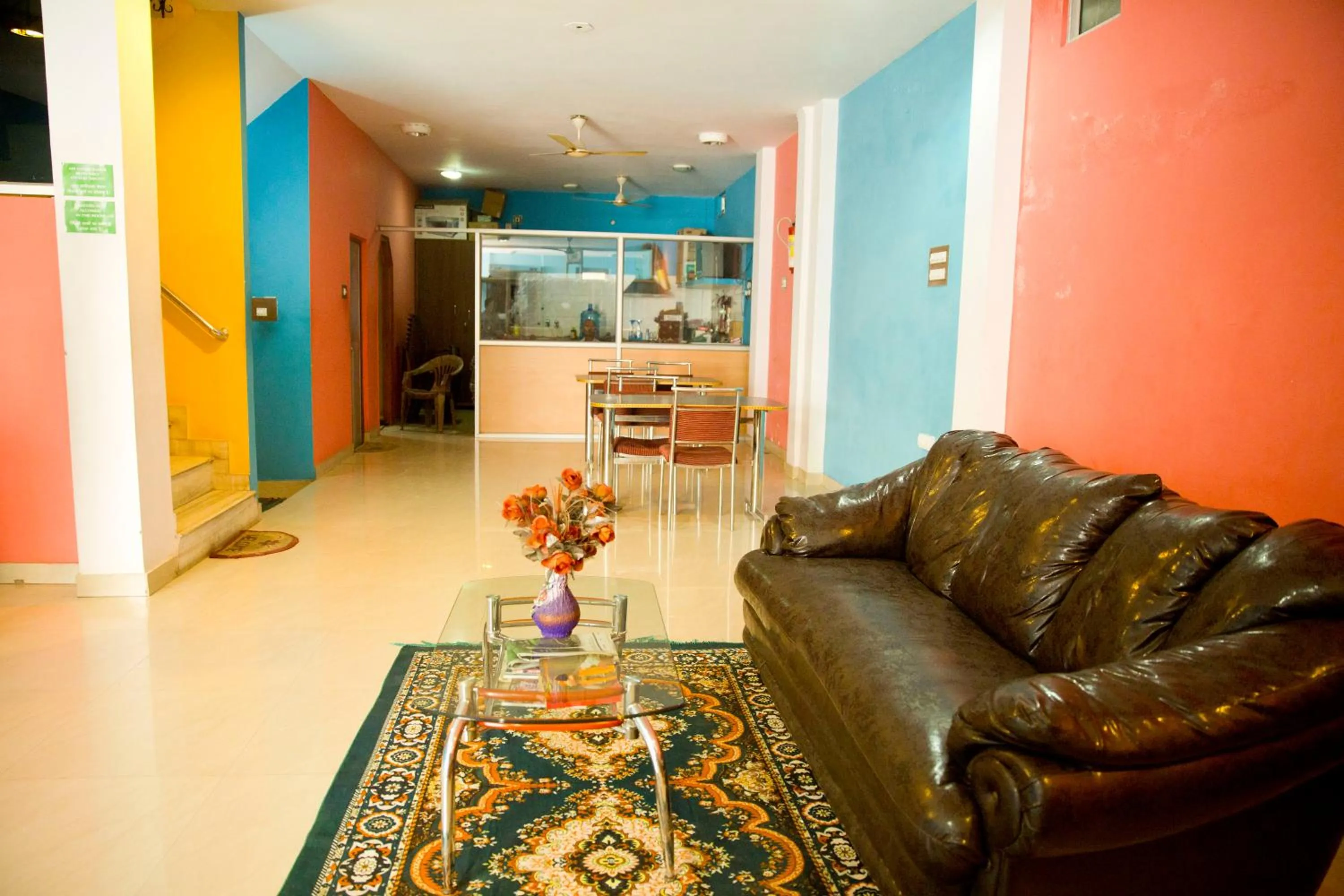 Lobby or reception in Hotel Ganesha