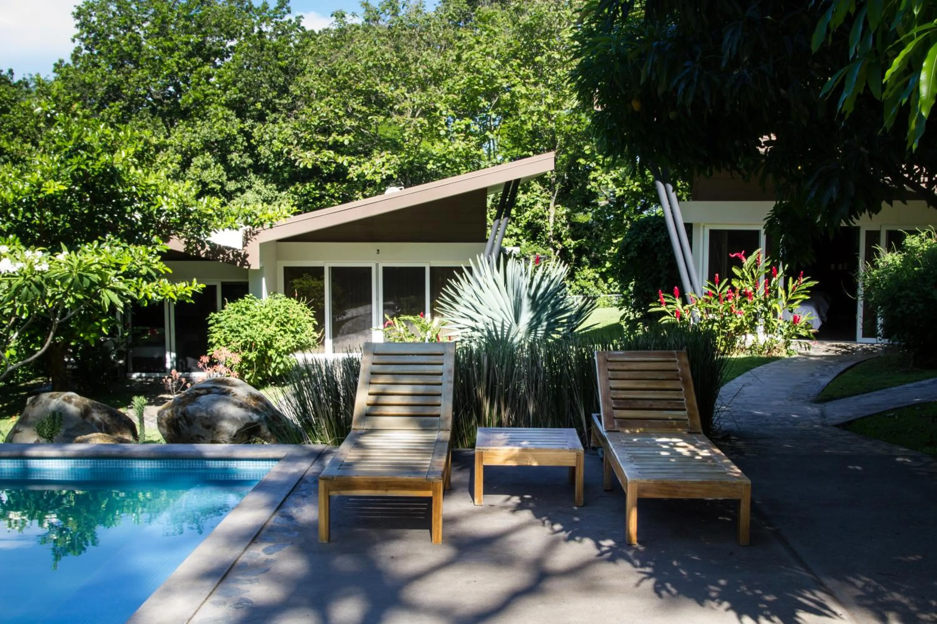 Pool view in Guácima Escondida Hotel Boutique