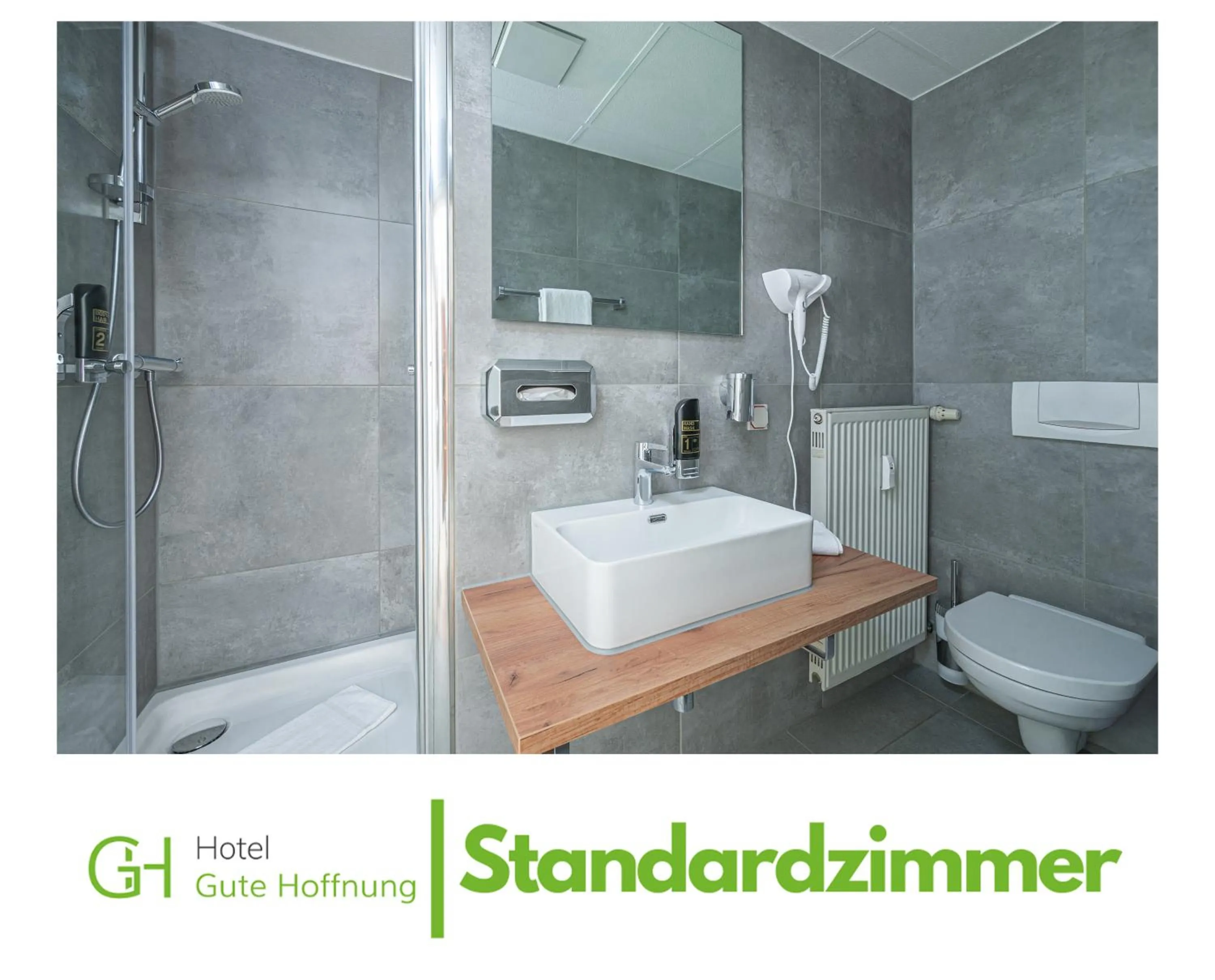 Bathroom in Hotel Gute Hoffnung Pforzheim