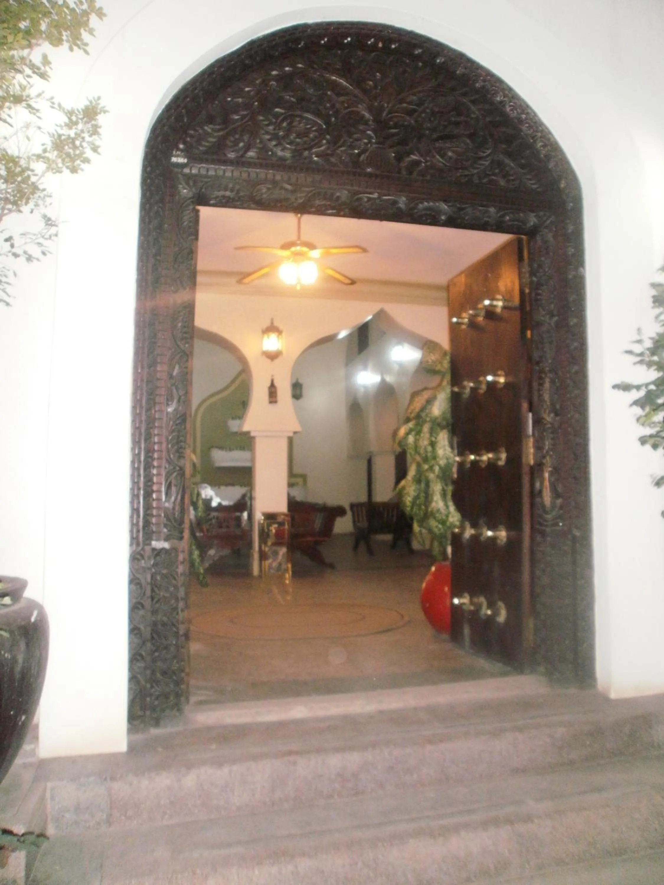 Decorative detail in Asmini Palace Hotel