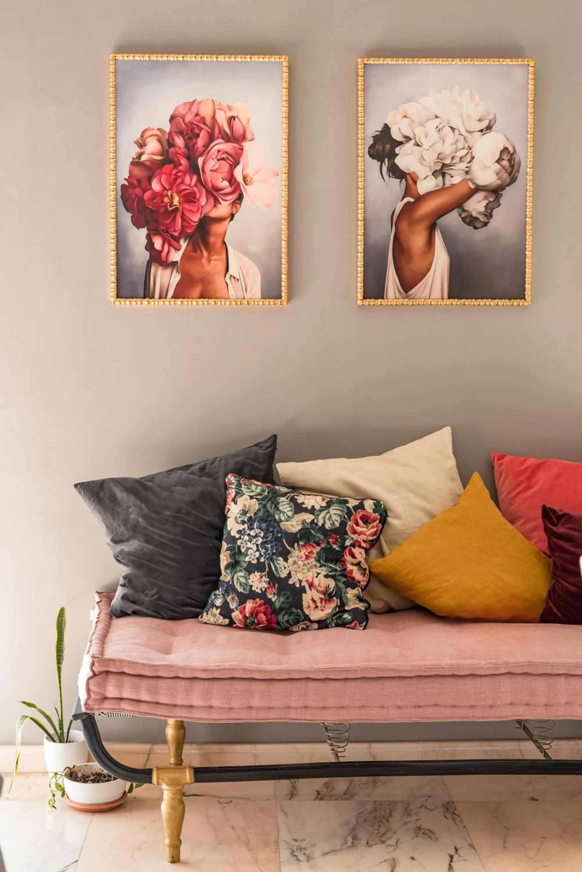 Living room in B&B Ruffo di Bagnara Palazzo Monumentale