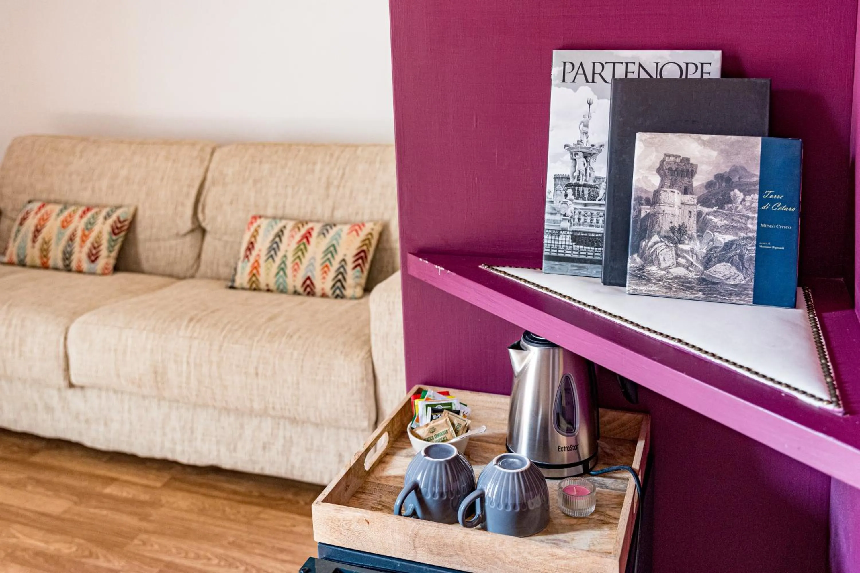 Coffee/tea facilities in B&B Ruffo di Bagnara Palazzo Monumentale