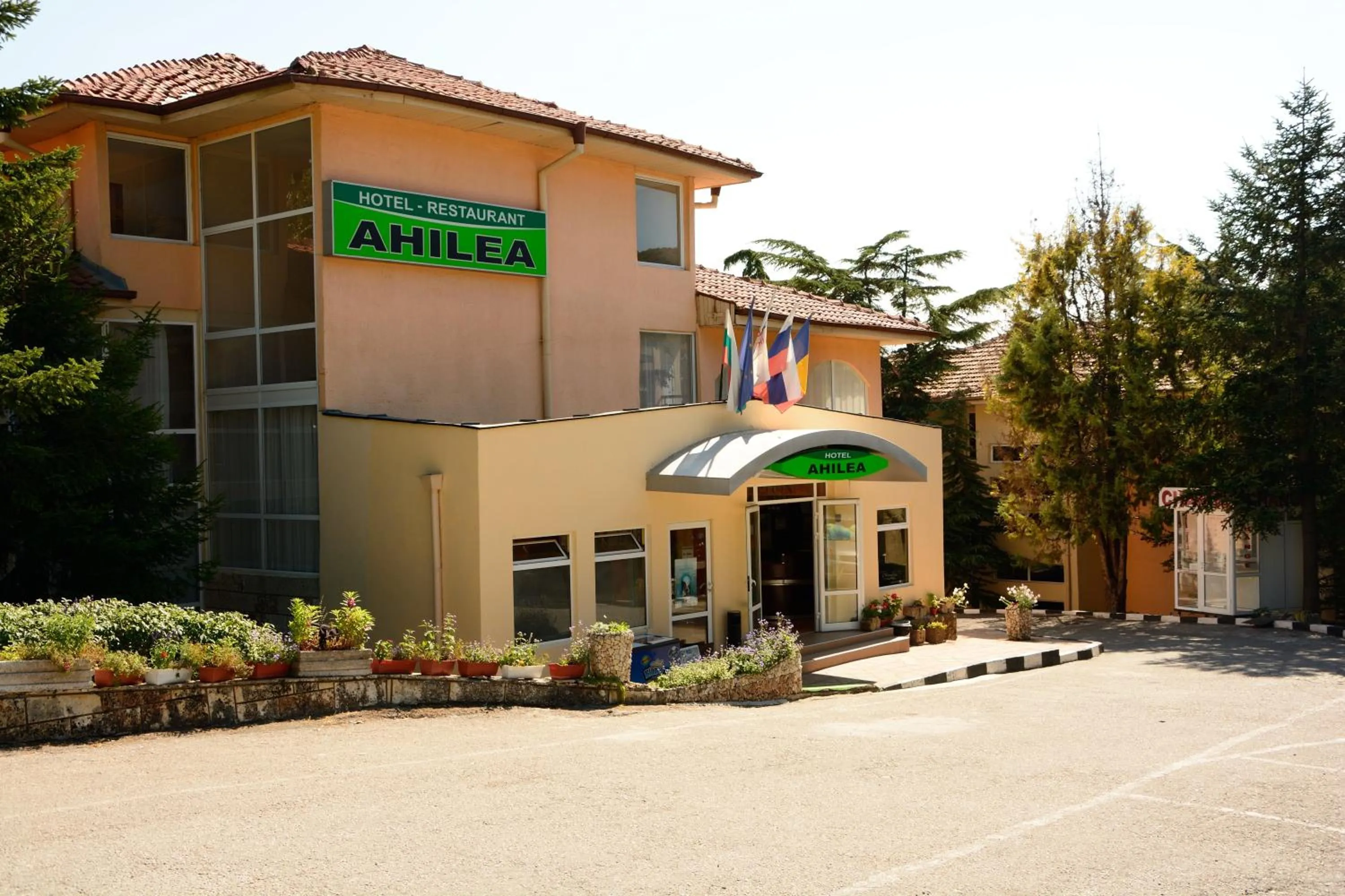 Bird's eye view in Ahilea Hotel - Free Pool Access